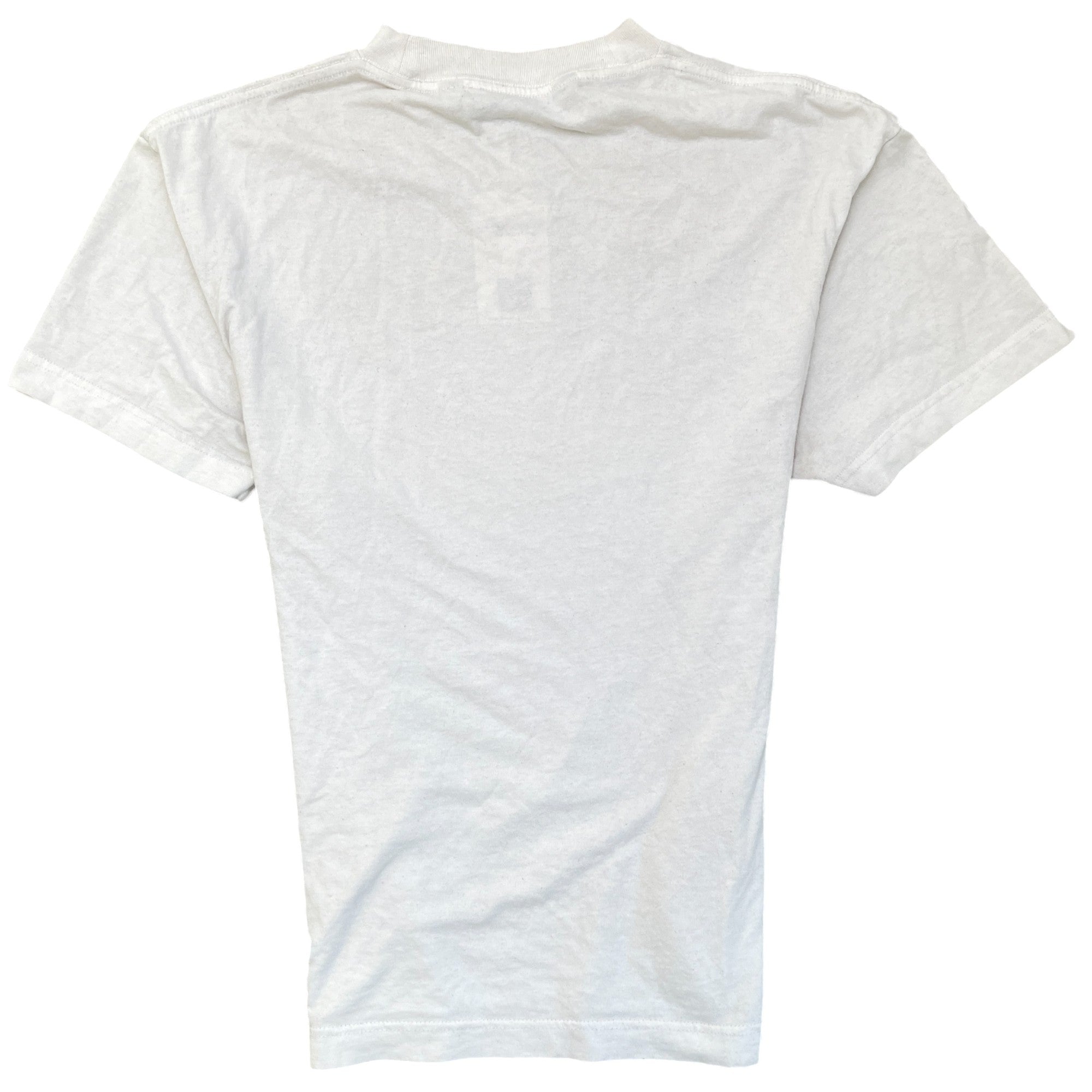 Men's Spray Logo Print T-Shirt White Size S
