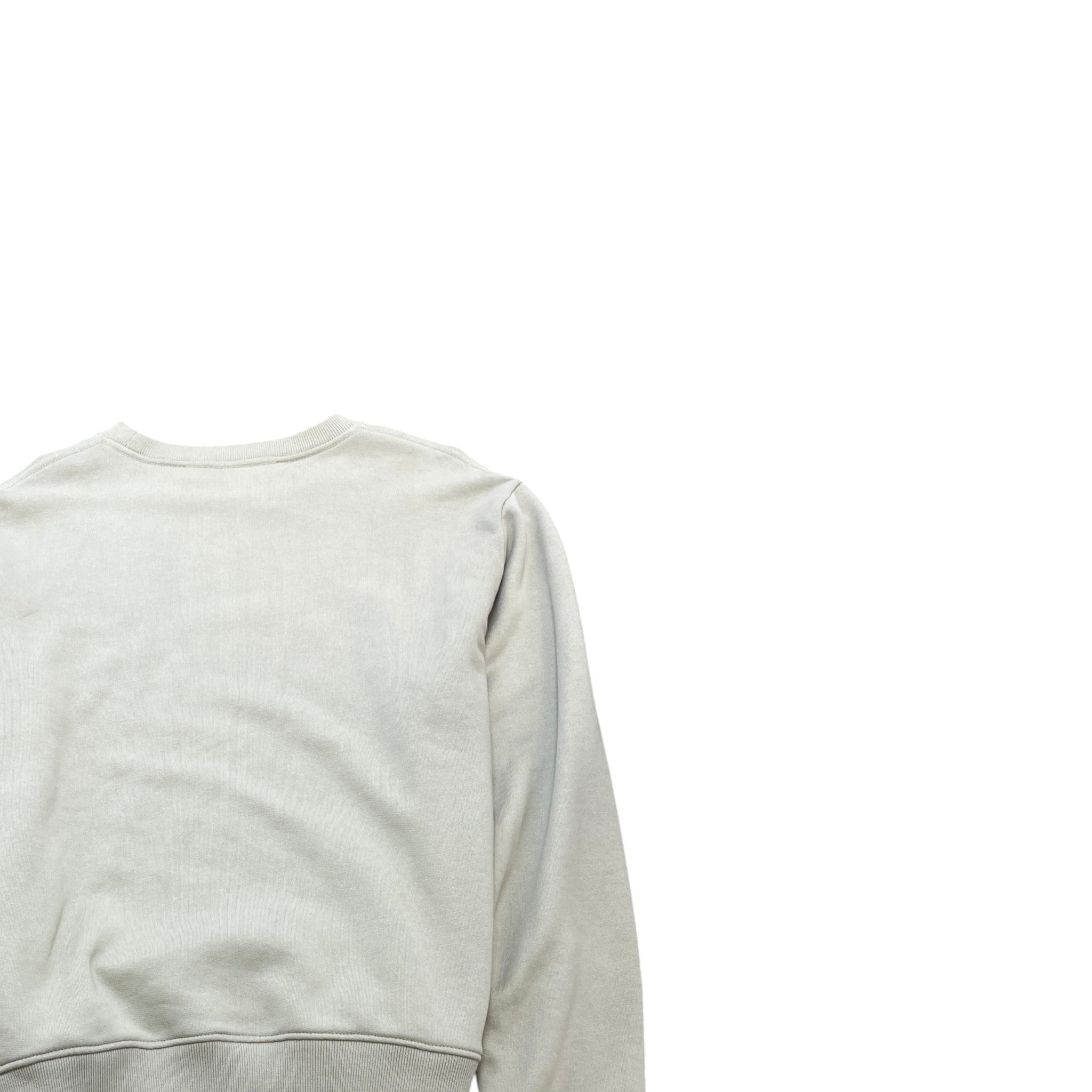 Men's Logo Print Sweatshirt Beige Size M