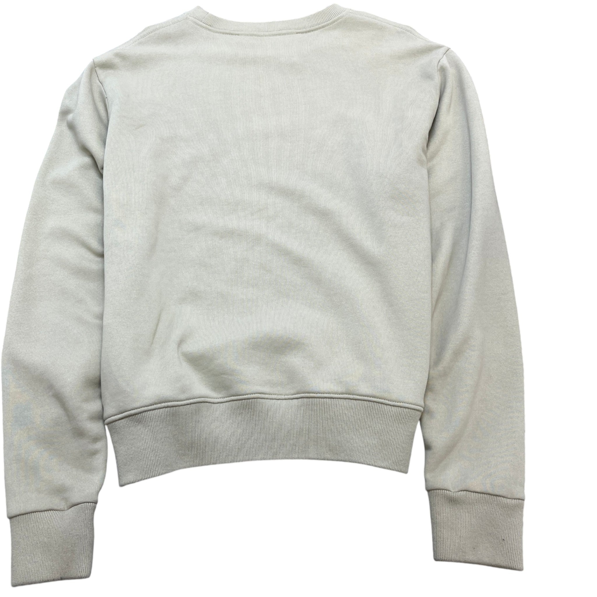 Men's Logo Print Sweatshirt Beige Size M
