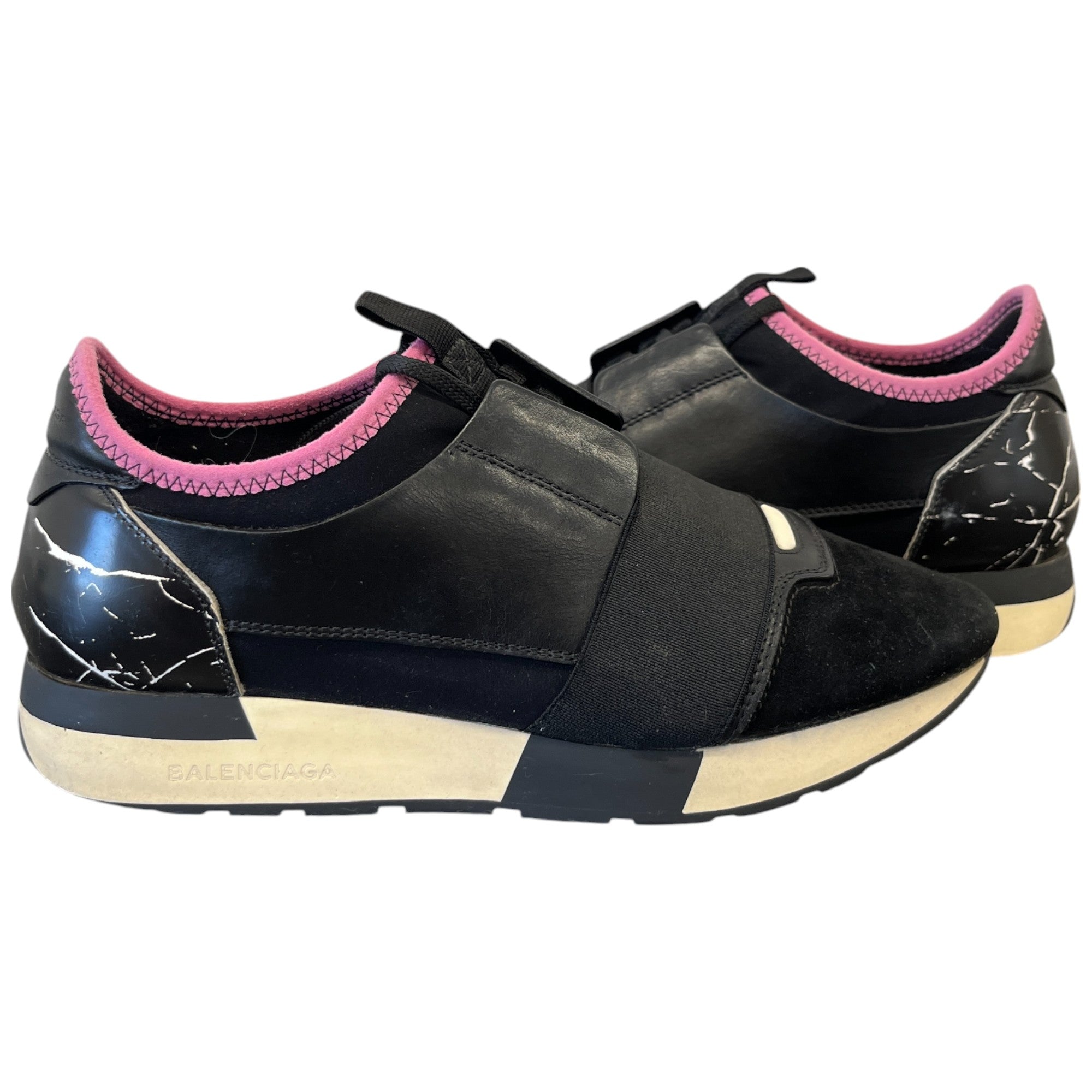 Women's Race Runner Low Trainers Black Size EU 38 / UK 5