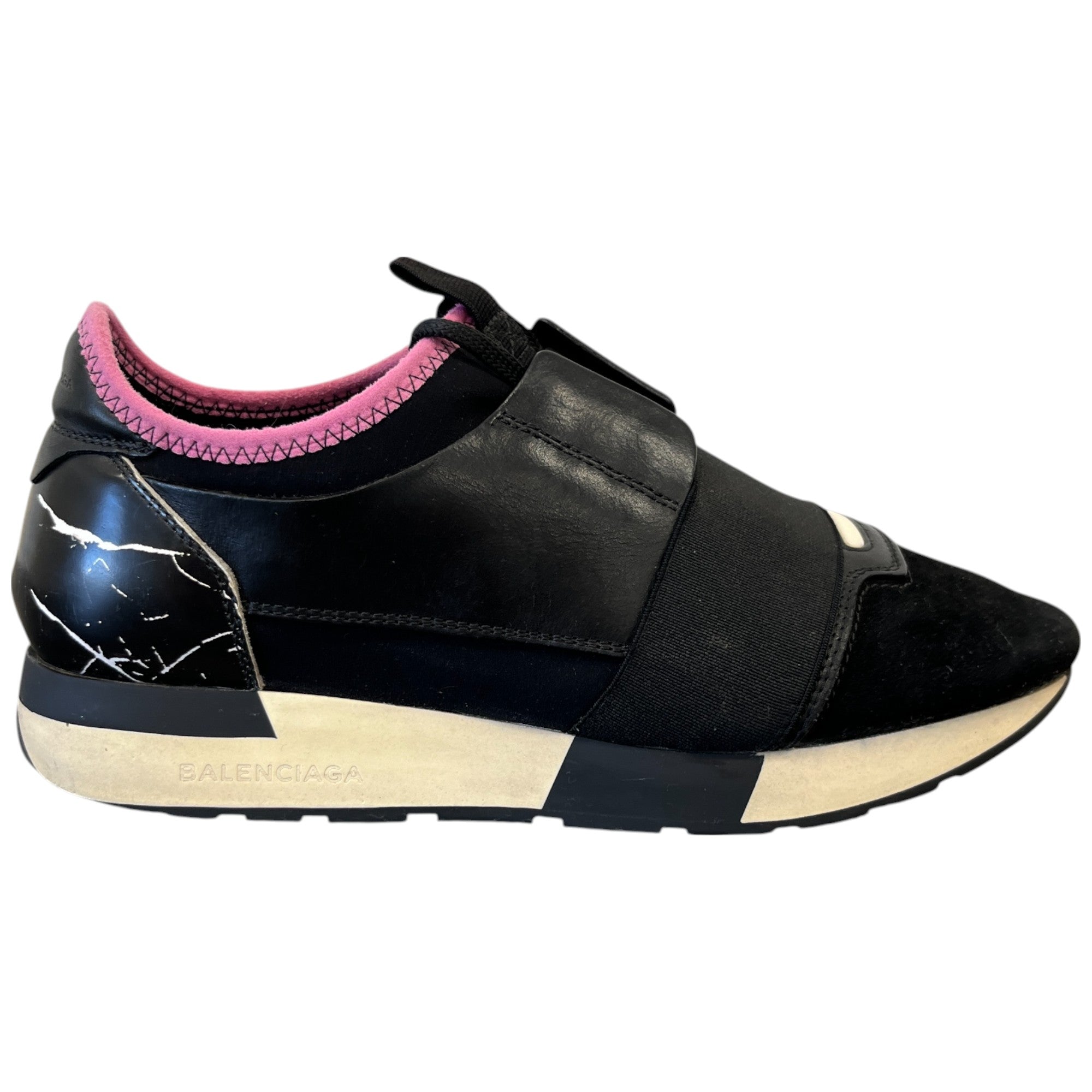 Women's Race Runner Low Trainers Black Size EU 38 / UK 5