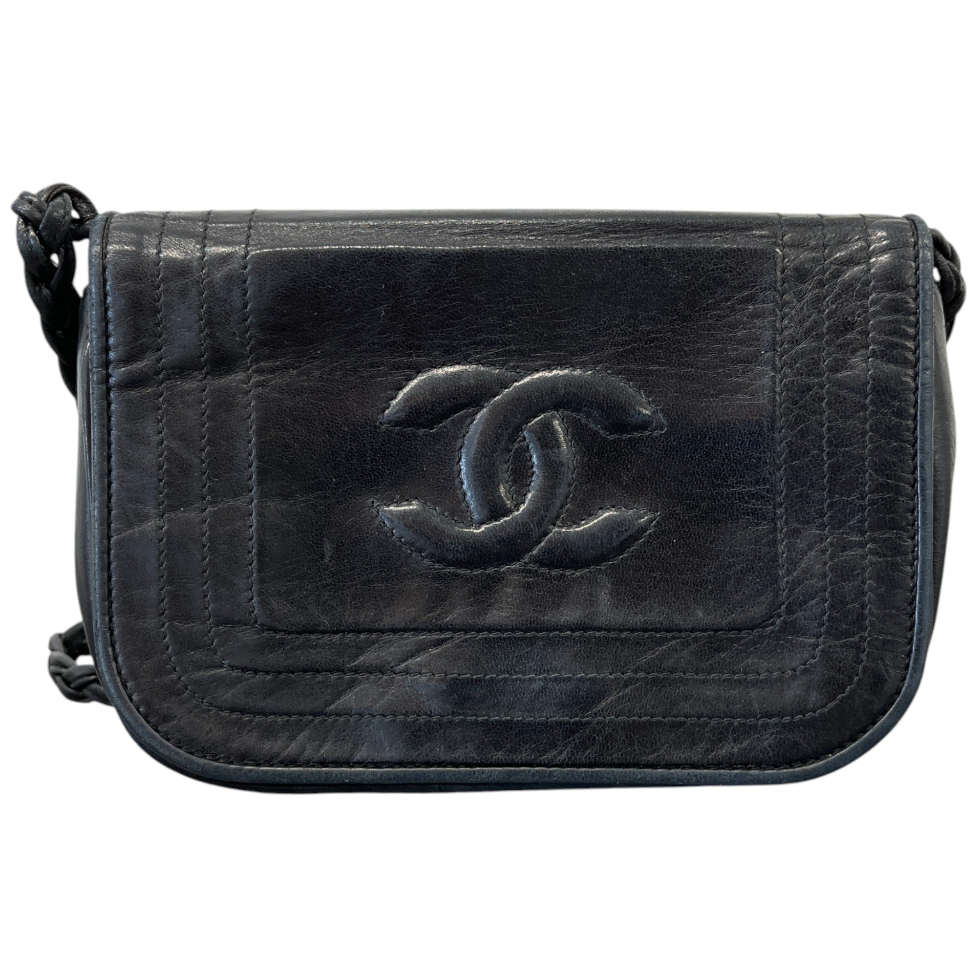 Women's Vintage Mini Cc Crossbody Bag Black