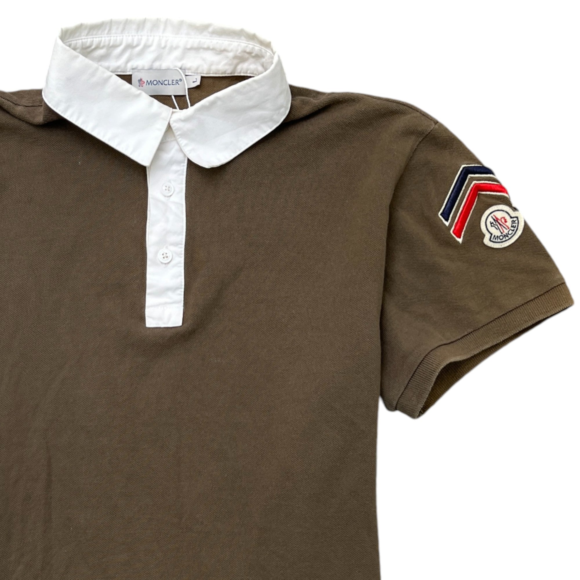 Men's Maglia Polo Shirt Khaki Size L