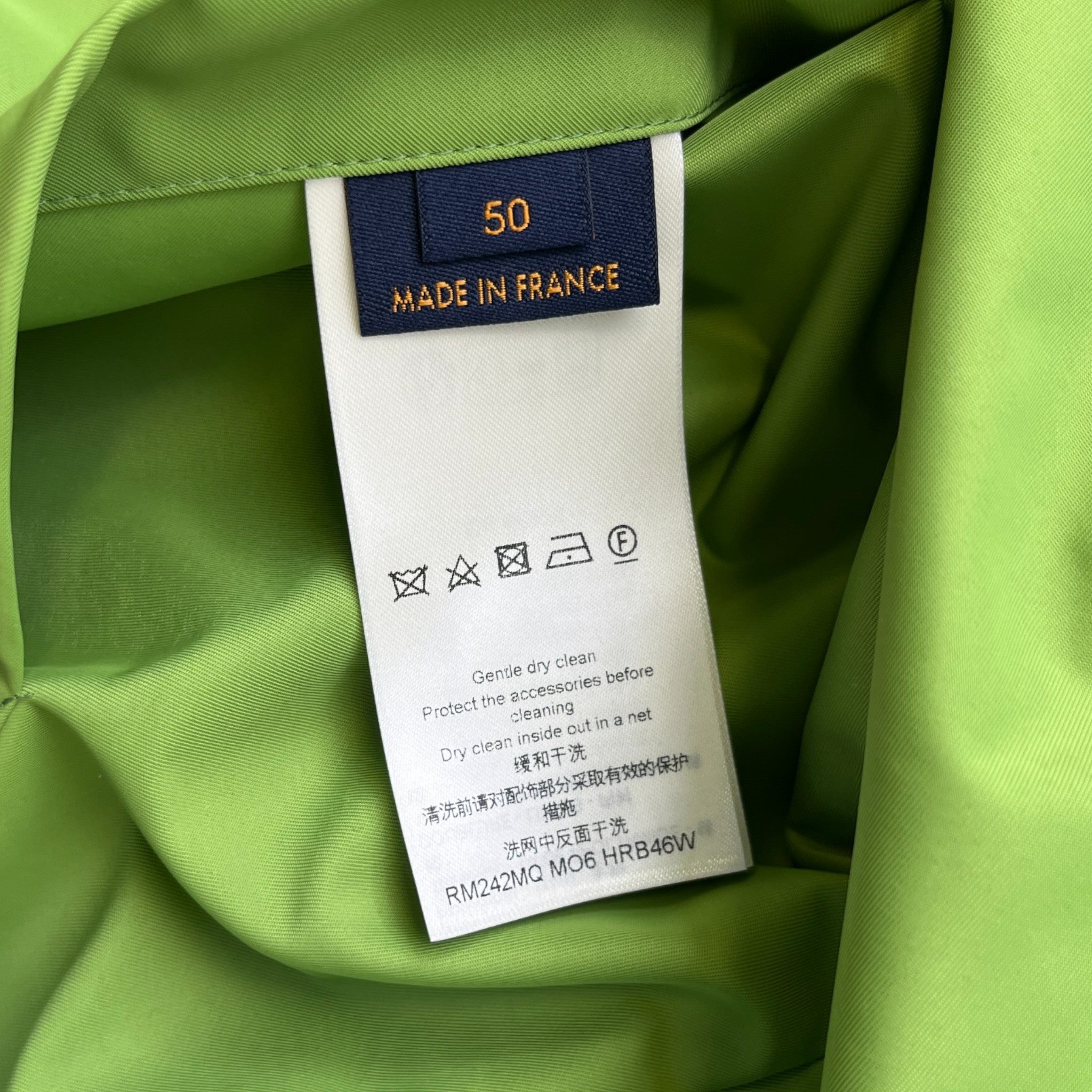 Men's Damier Reversible Windbreaker Green Size IT 50 / L