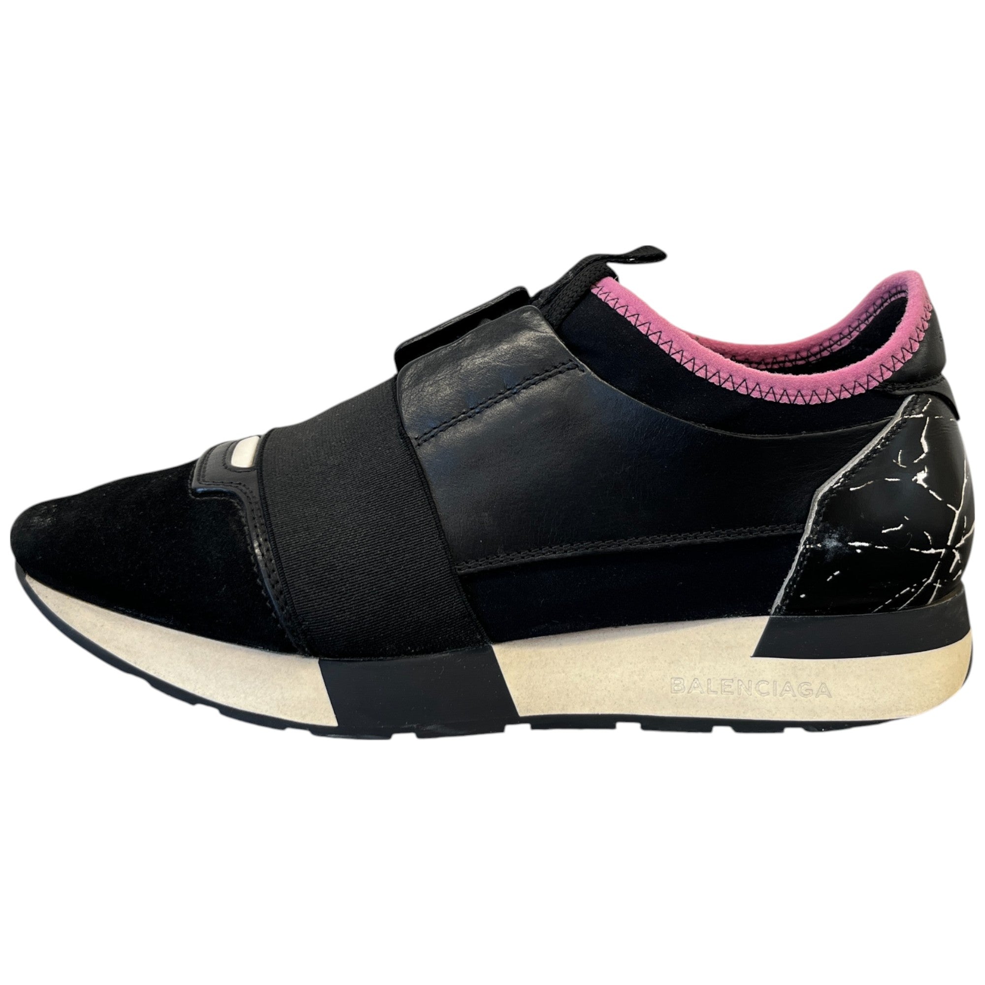 Women's Race Runner Low Trainers Black Size EU 38 / UK 5