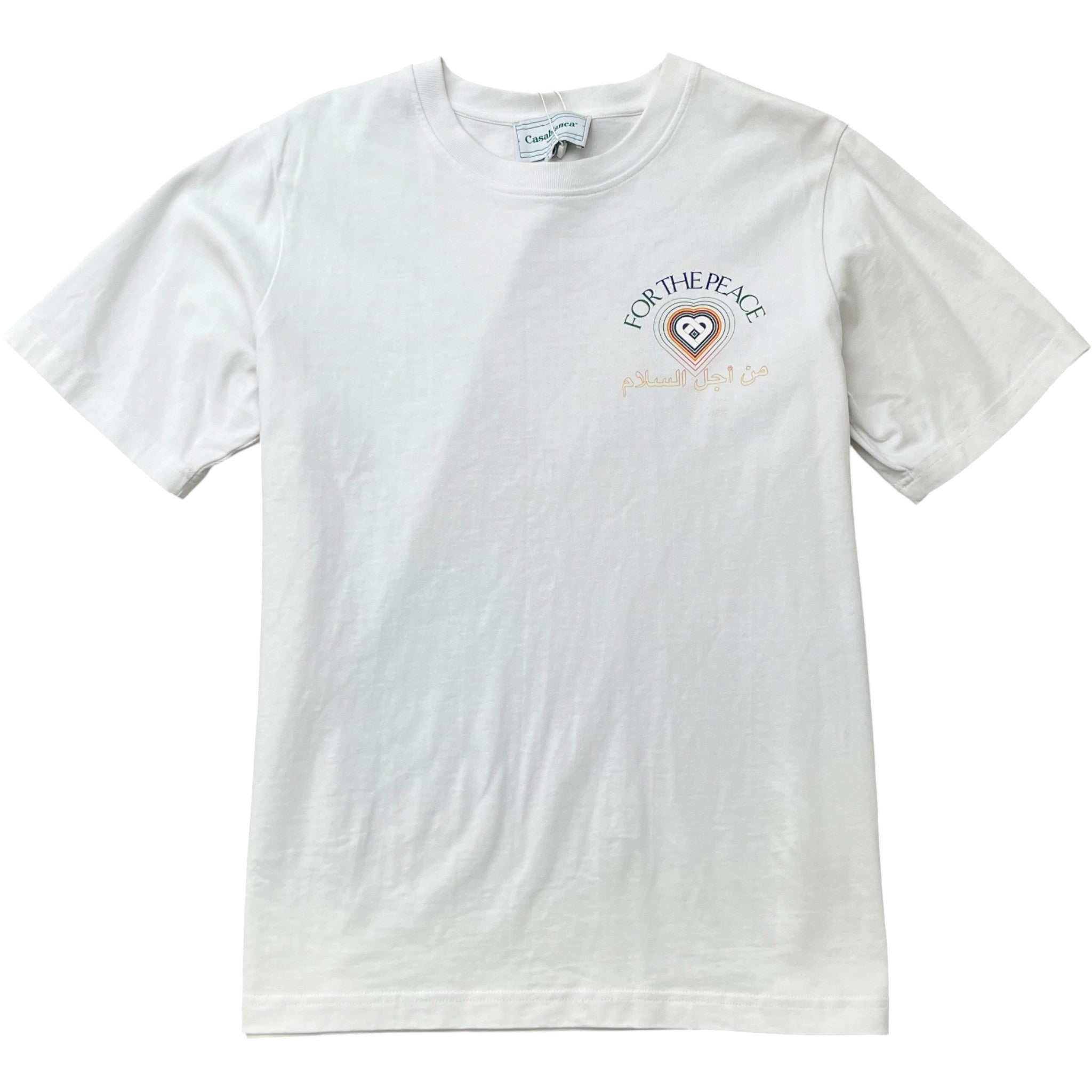 Men's For The Peace T-Shirt White Size L