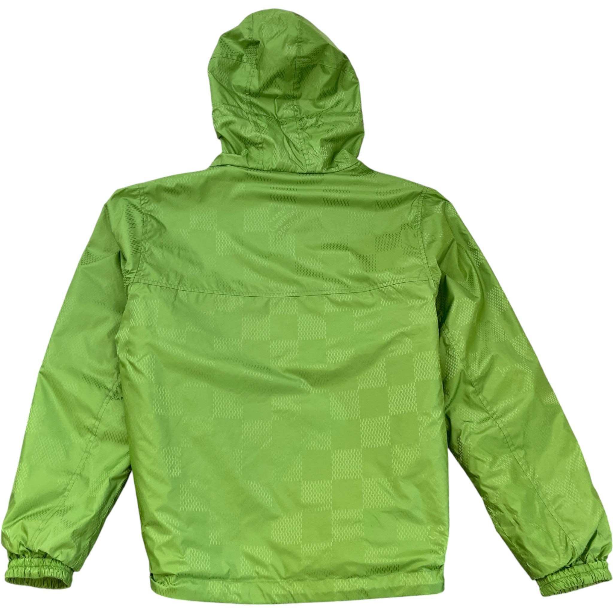 Men's Damier Reversible Windbreaker Green Size IT 50 / L