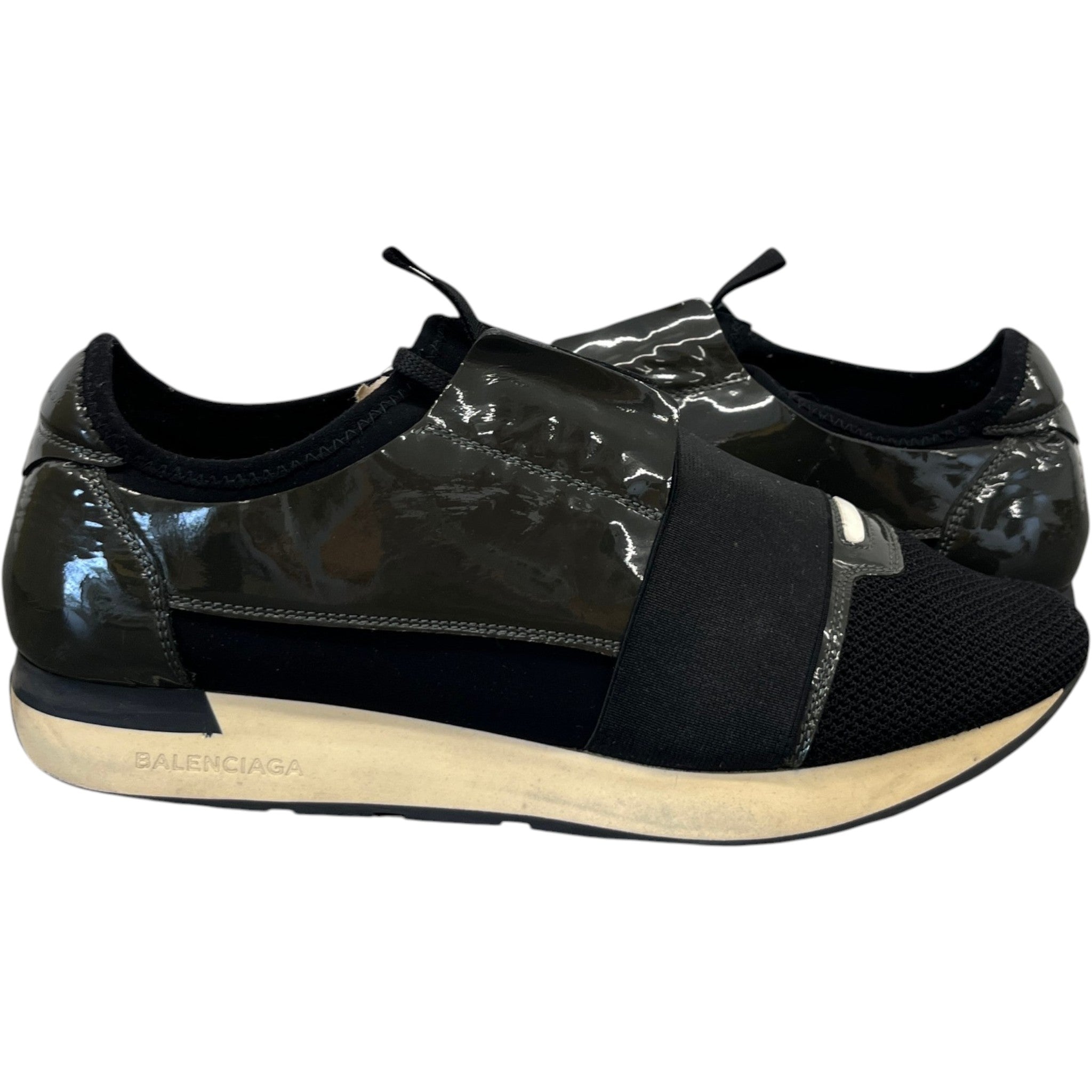 Men's Race Runner Low Trainers Black Size EU 41 / UK 7