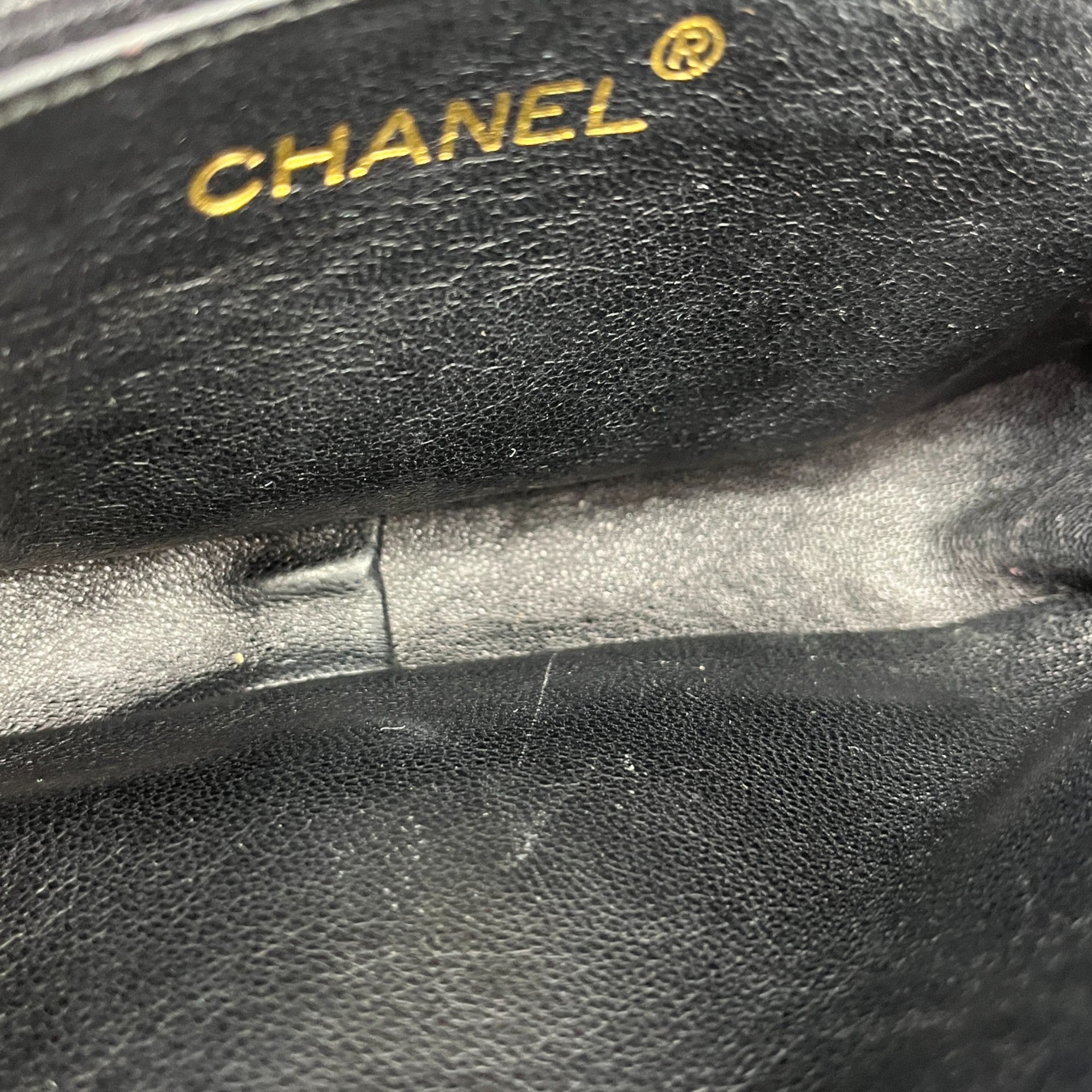 Women's Vintage Mini Cc Crossbody Bag Black