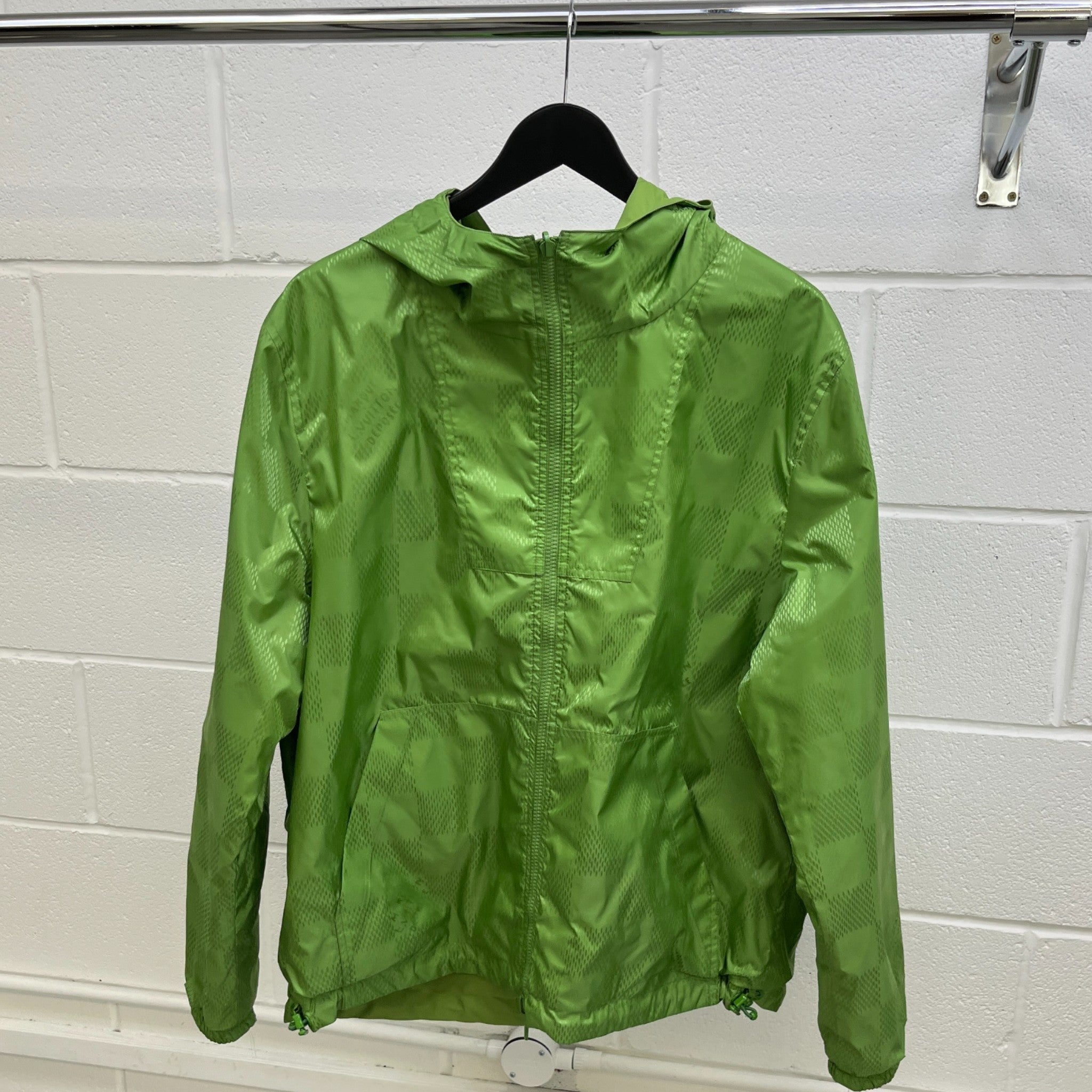 Men's Damier Reversible Windbreaker Green Size IT 50 / L