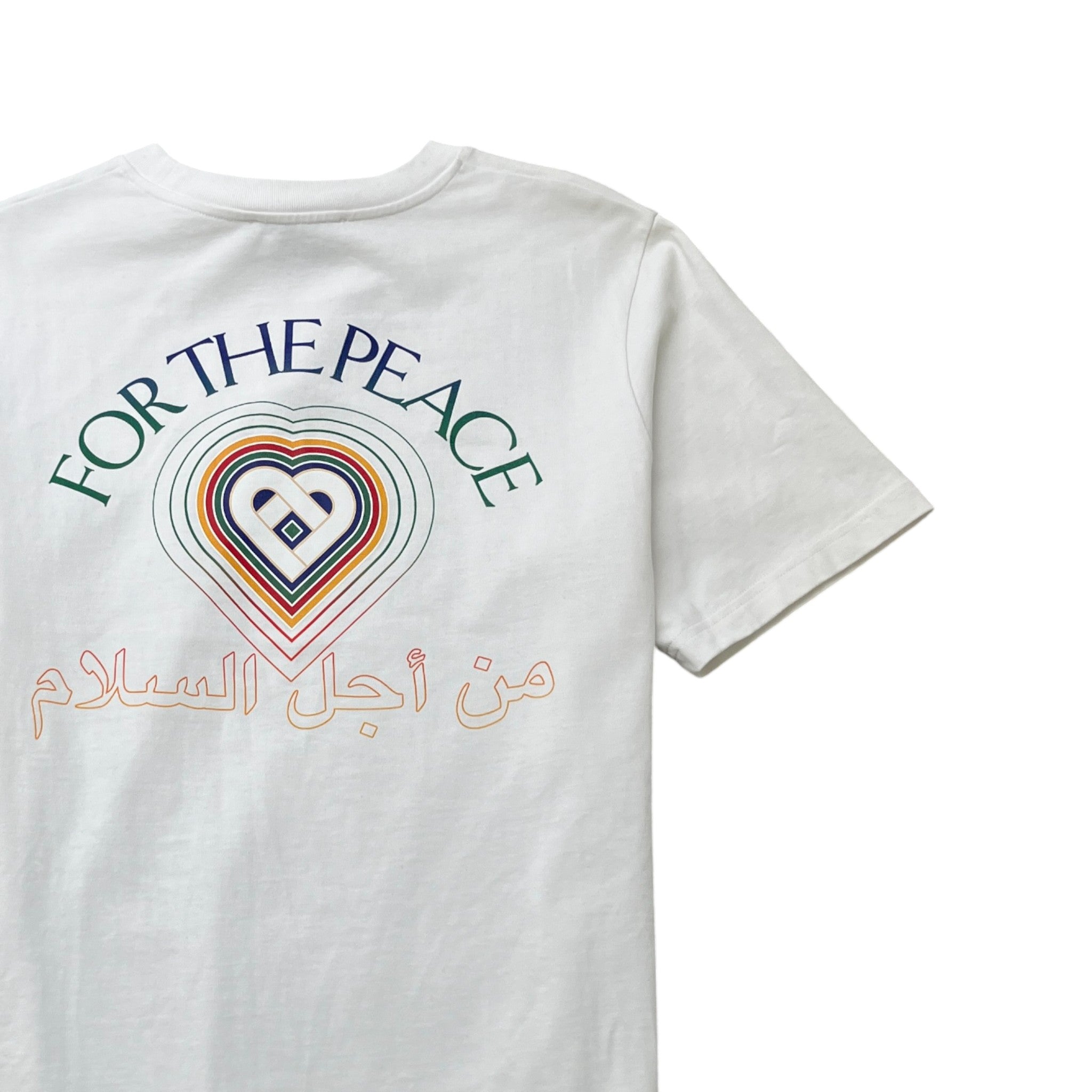 Men's For The Peace T-Shirt White Size L