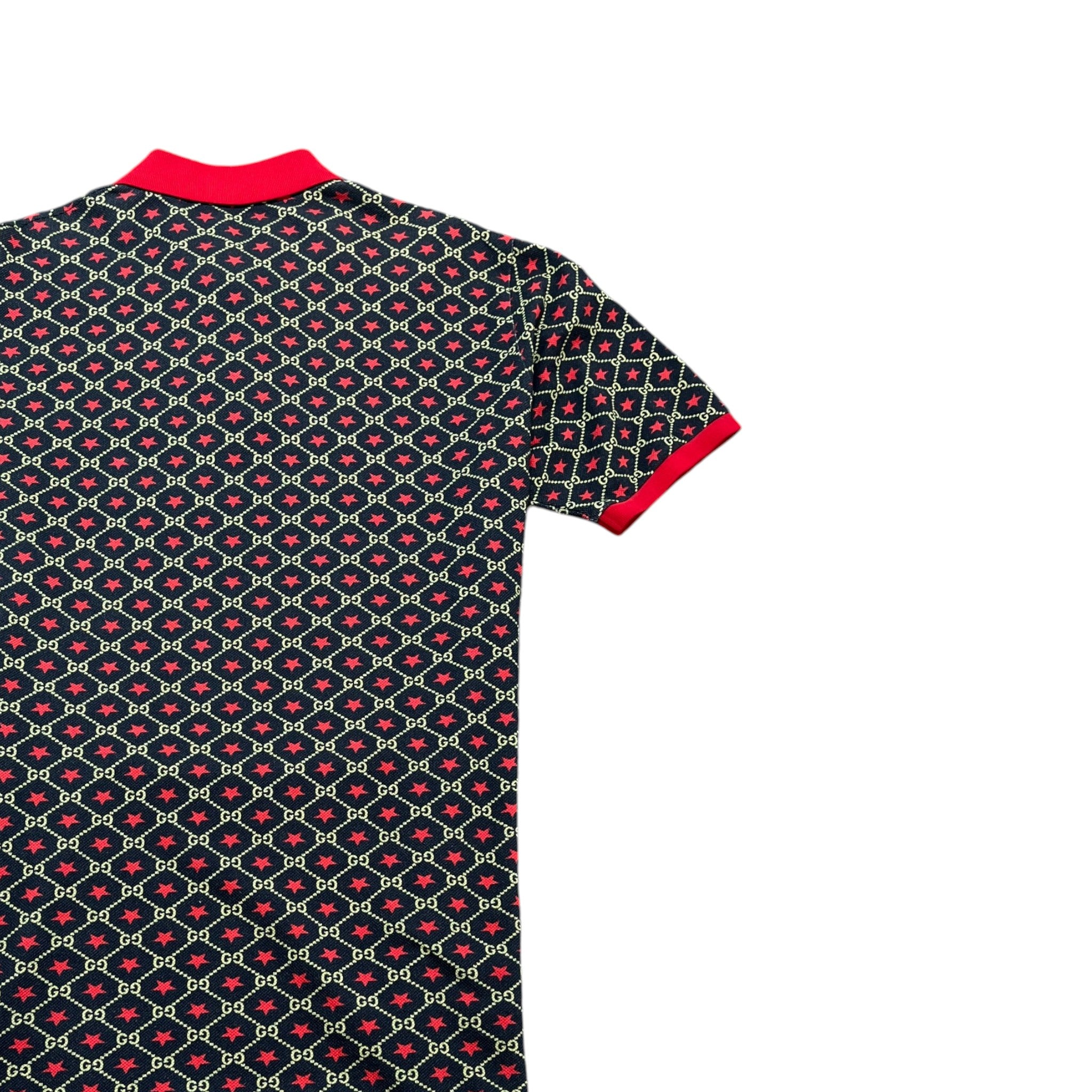 Men's Gg Star Polo Shirt Black Size S