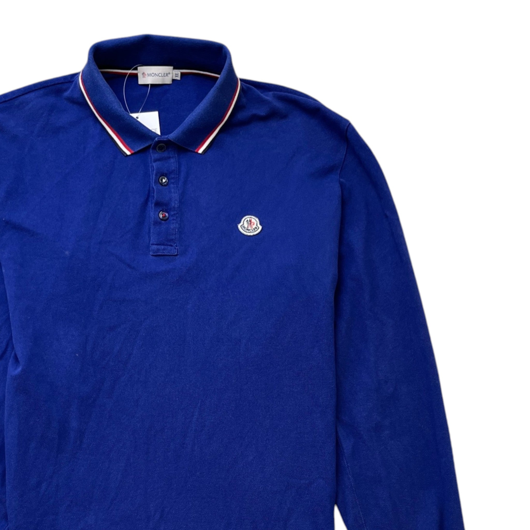 Men's Maglia Polo Shirt Blue Size XL