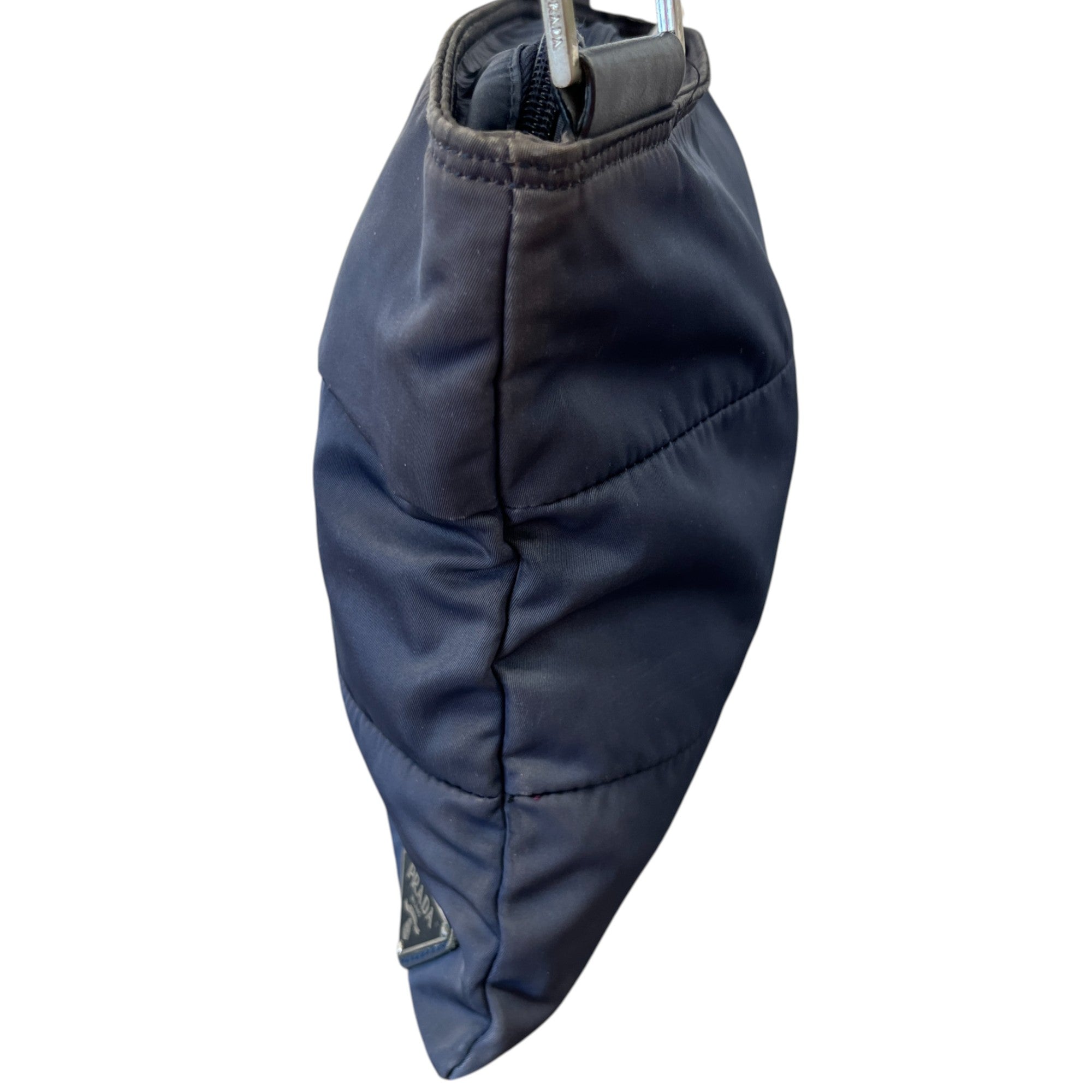 Women's Plaque Logo Messenger Bag Navy