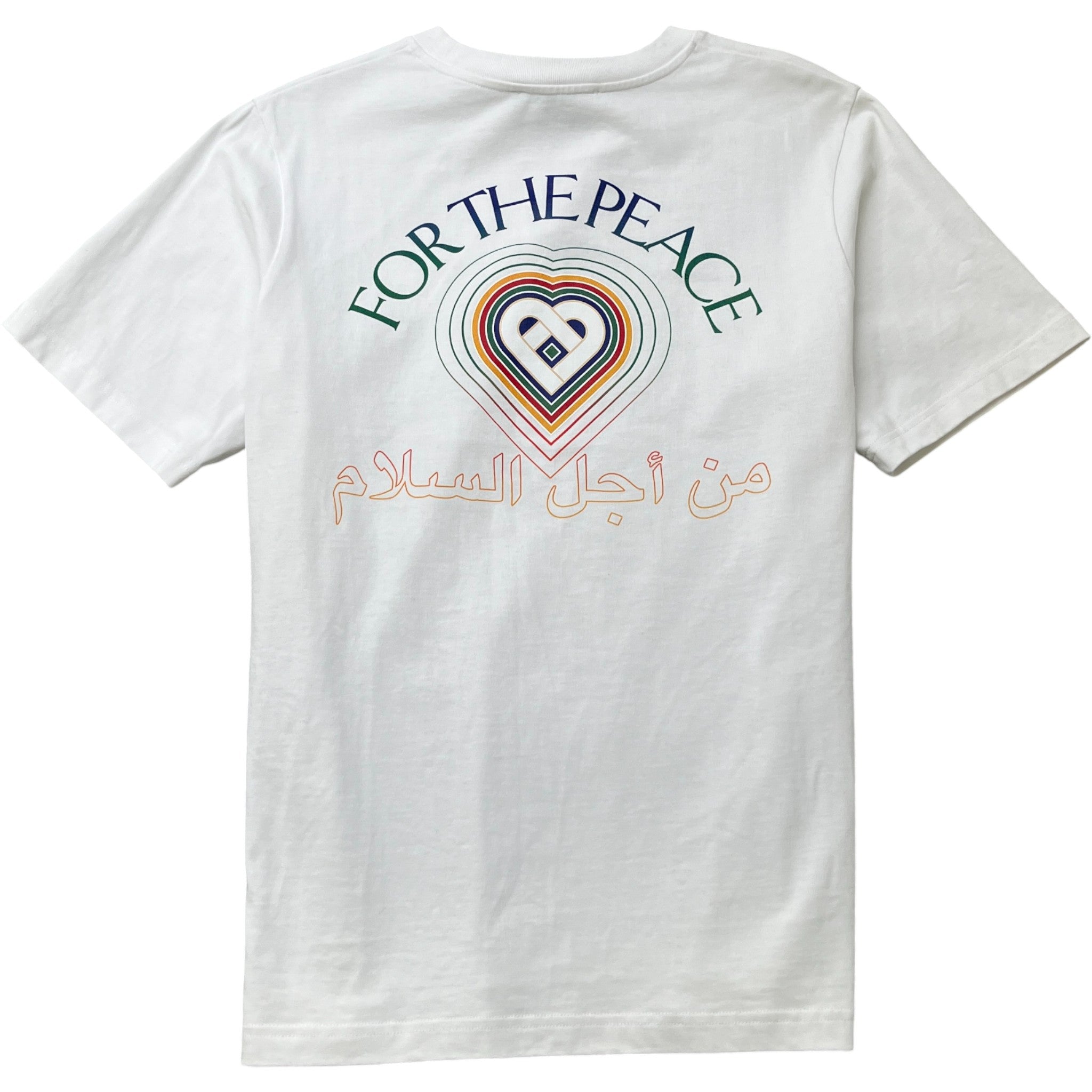 Men's For The Peace T-Shirt White Size L