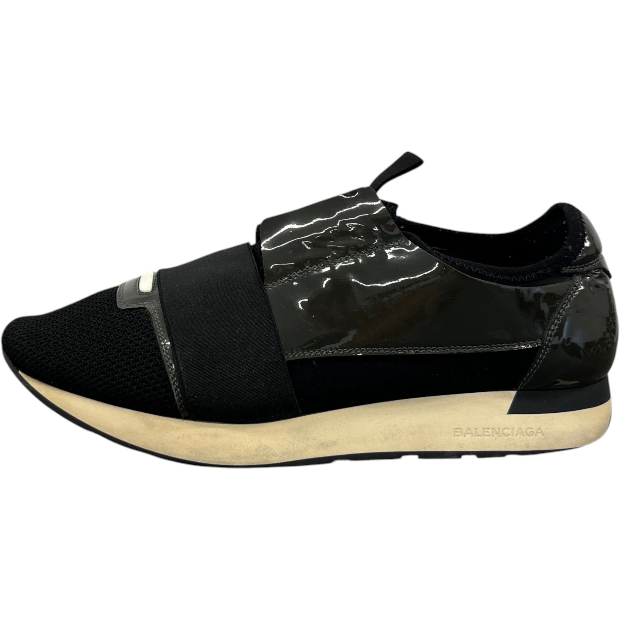 Men's Race Runner Low Trainers Black Size EU 41 / UK 7