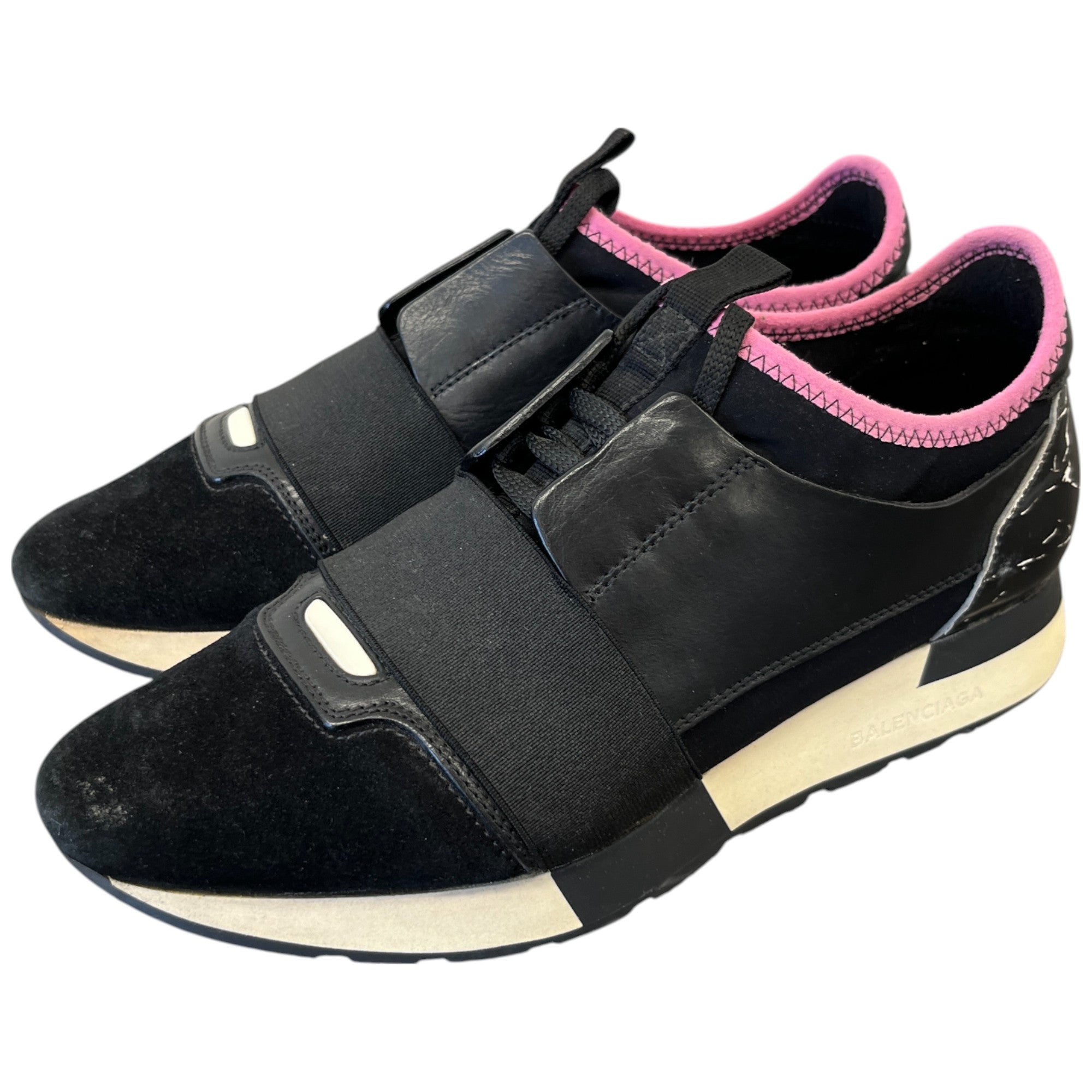Women's Race Runner Low Trainers Black Size EU 38 / UK 5