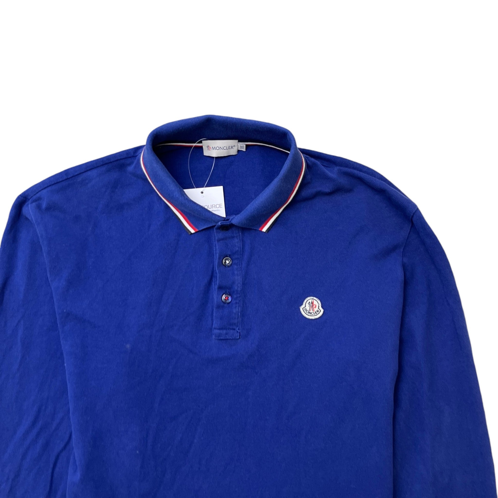 Men's Maglia Polo Shirt Blue Size XL