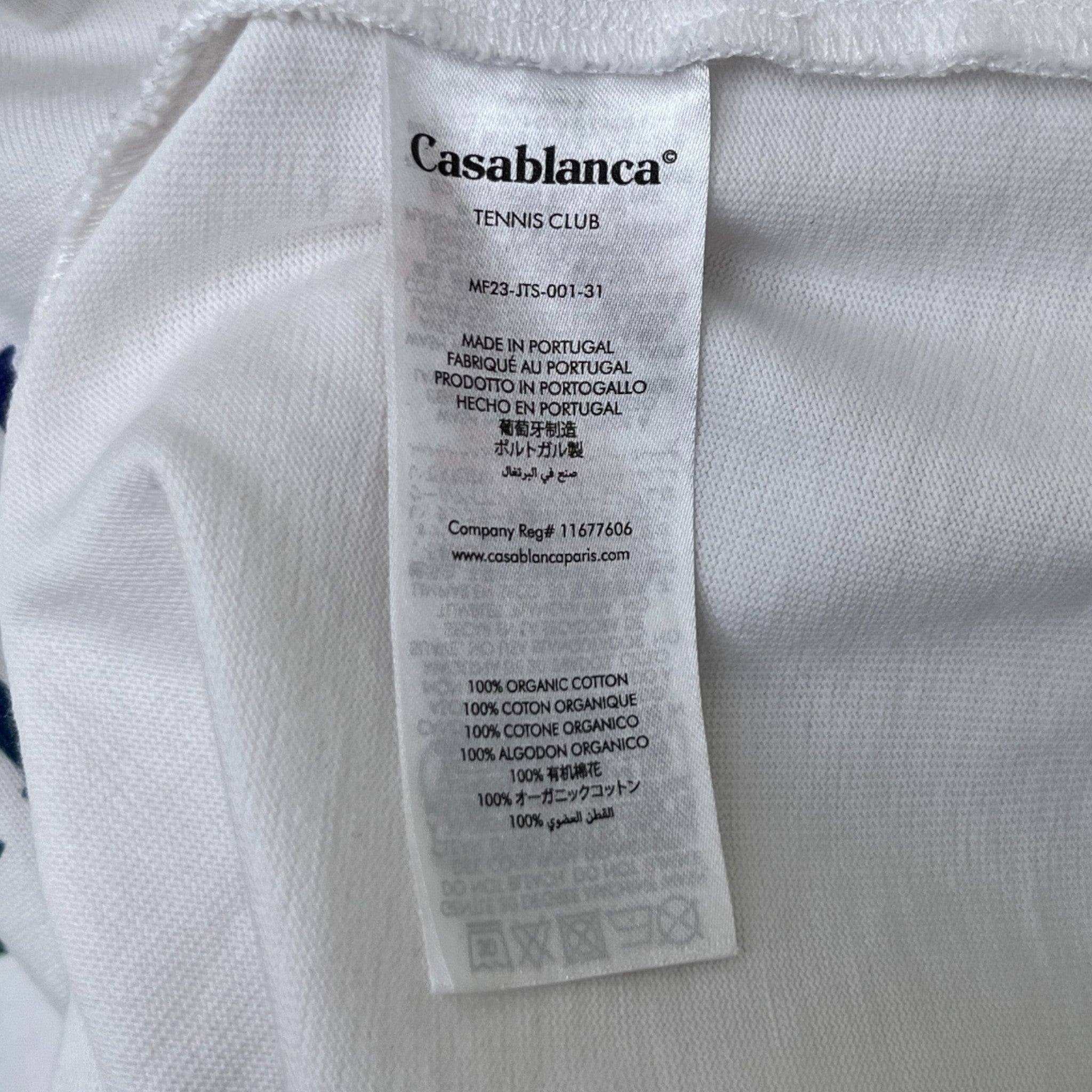 Men's For The Peace T-Shirt White Size L