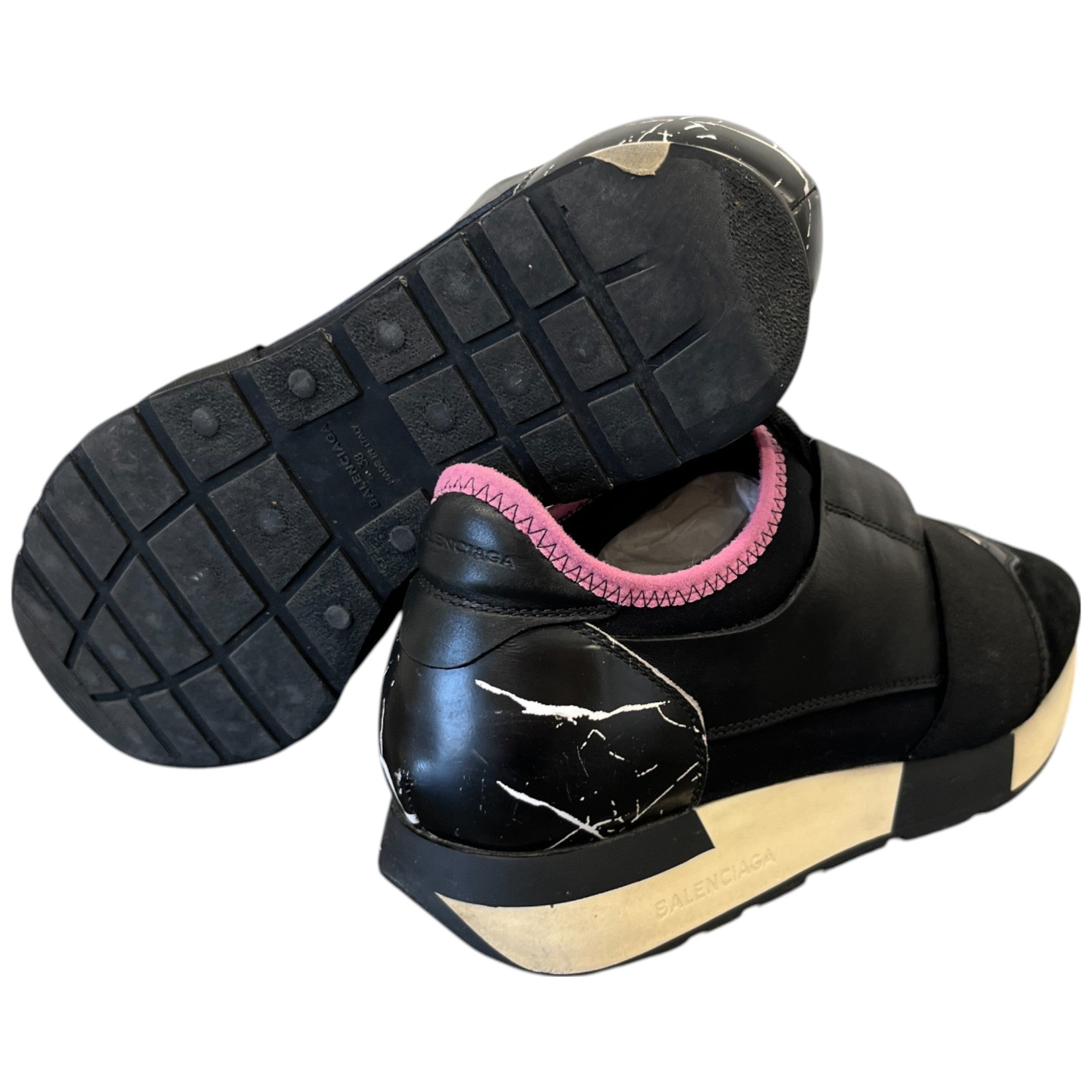 Women's Race Runner Low Trainers Black Size EU 38 / UK 5