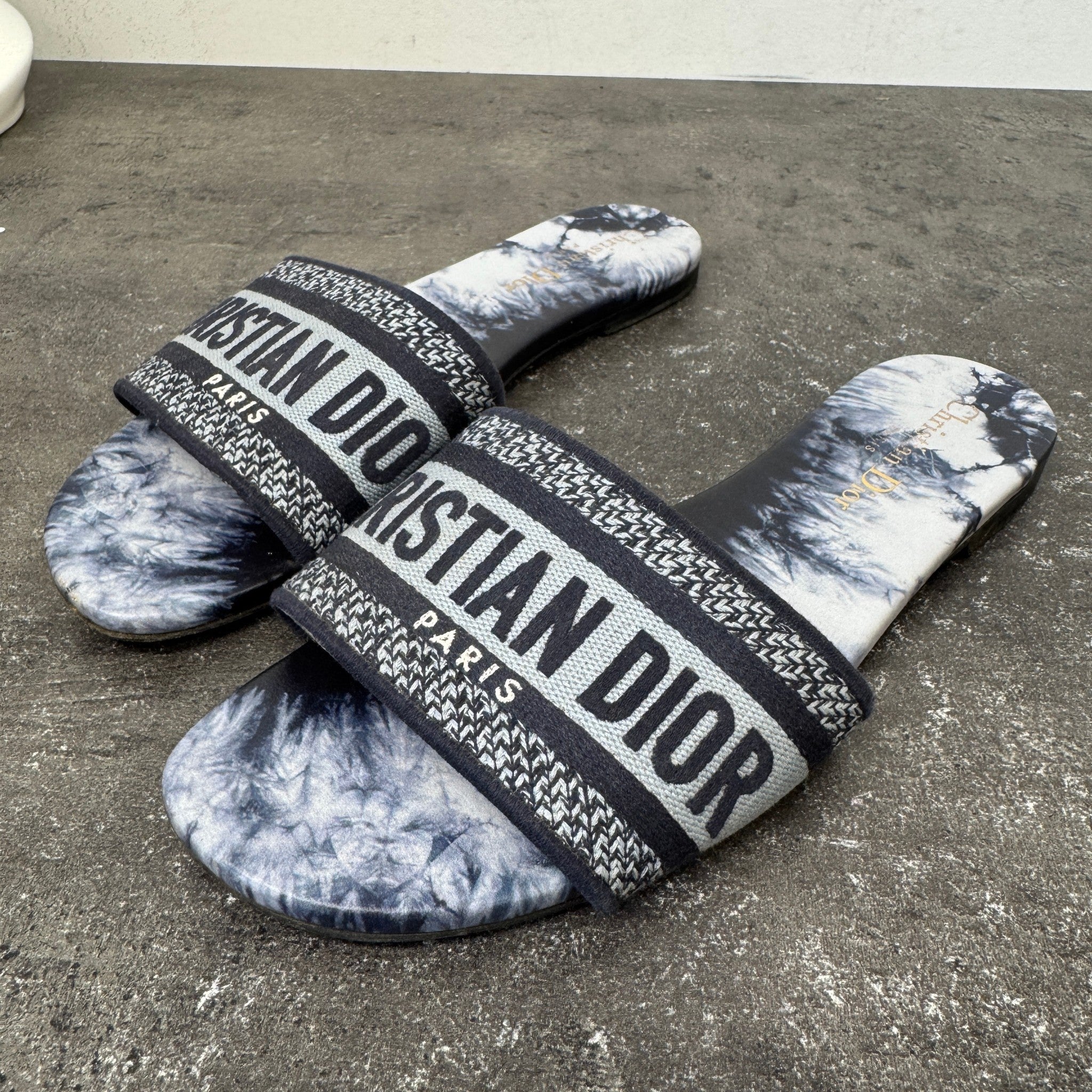 Women's Dway Slides Navy Size EU 37.5 / UK 4.5
