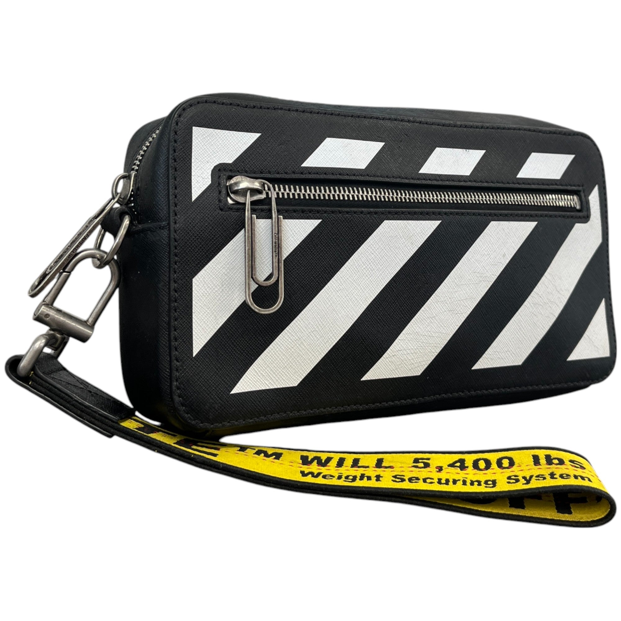 Men's Binder Diagonal Clutch Black