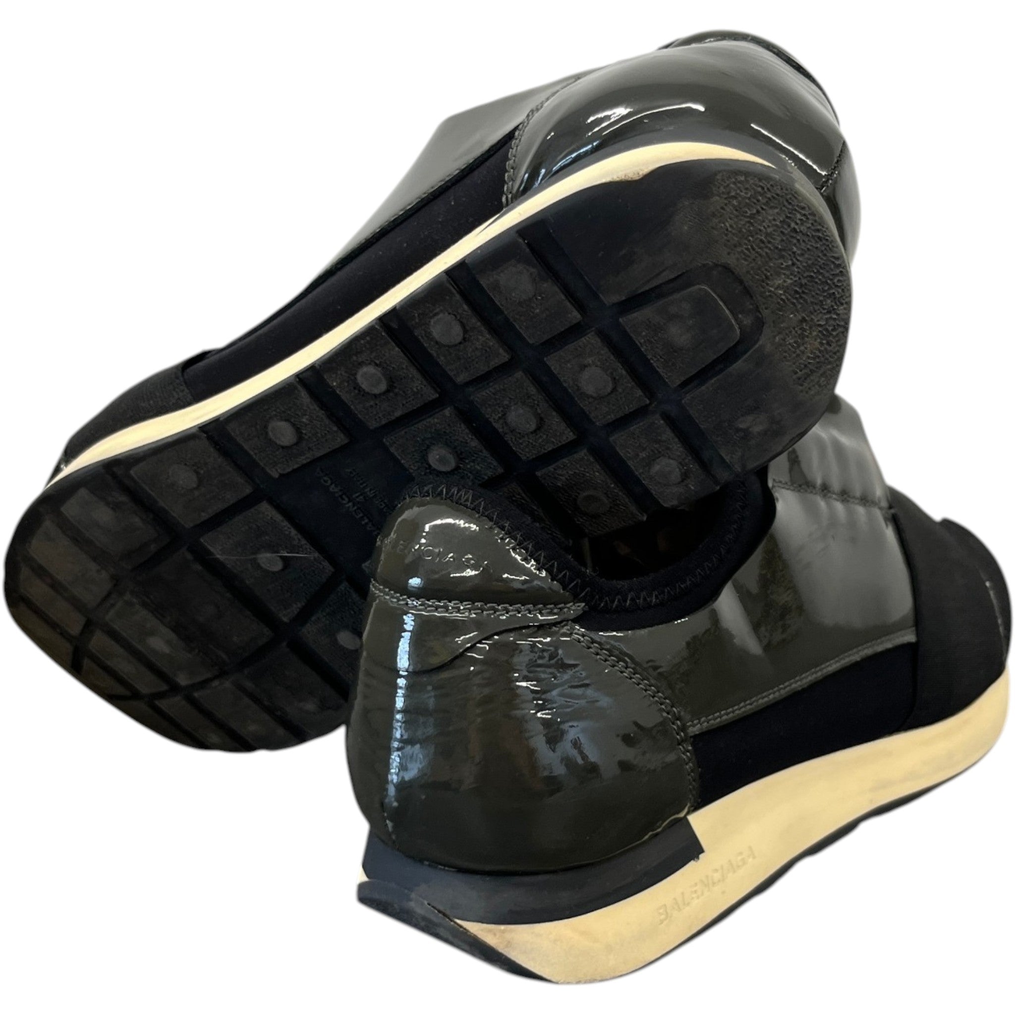 Men's Race Runner Low Trainers Black Size EU 41 / UK 7