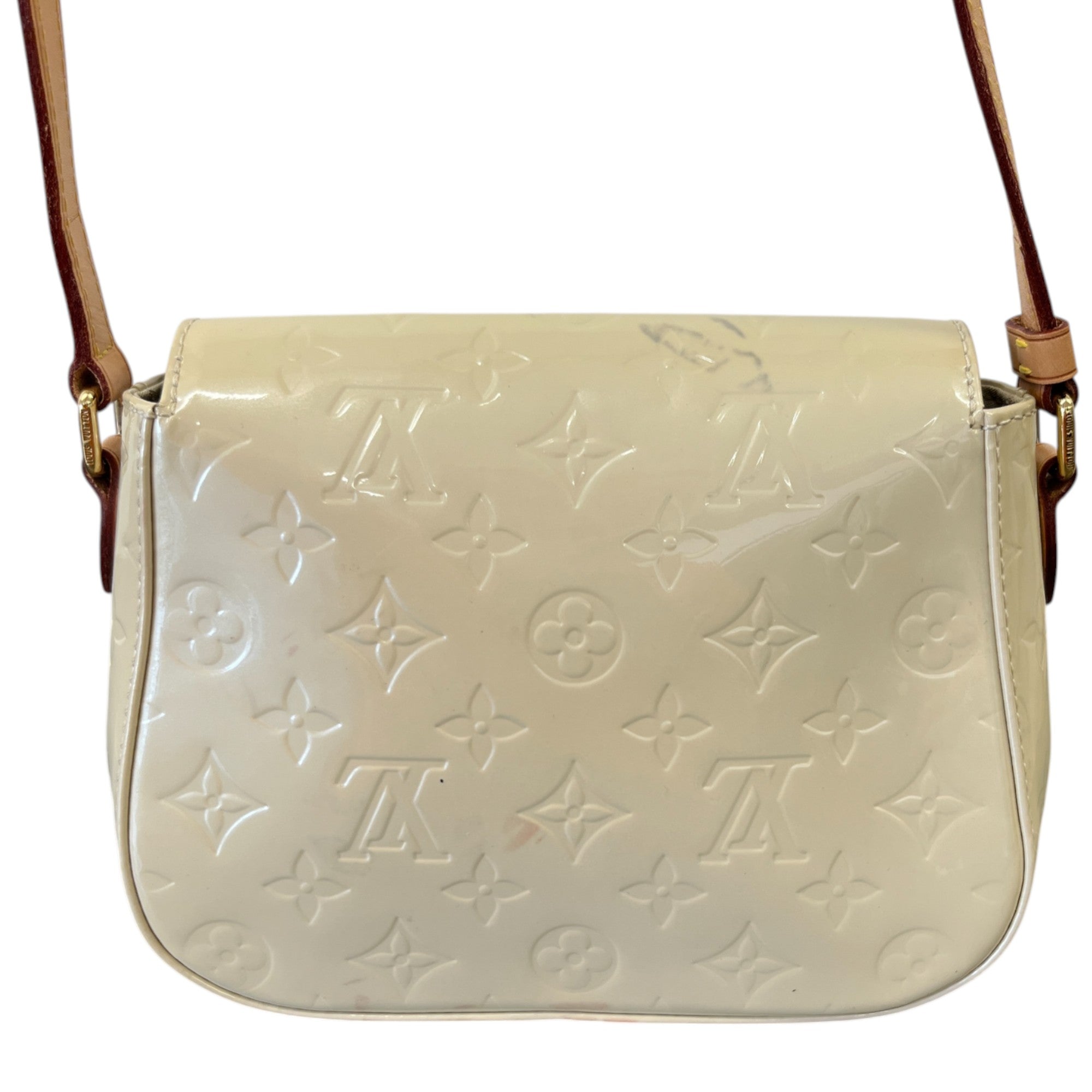 Women's Monogram Vernis Bellflower Gm Bag Cream