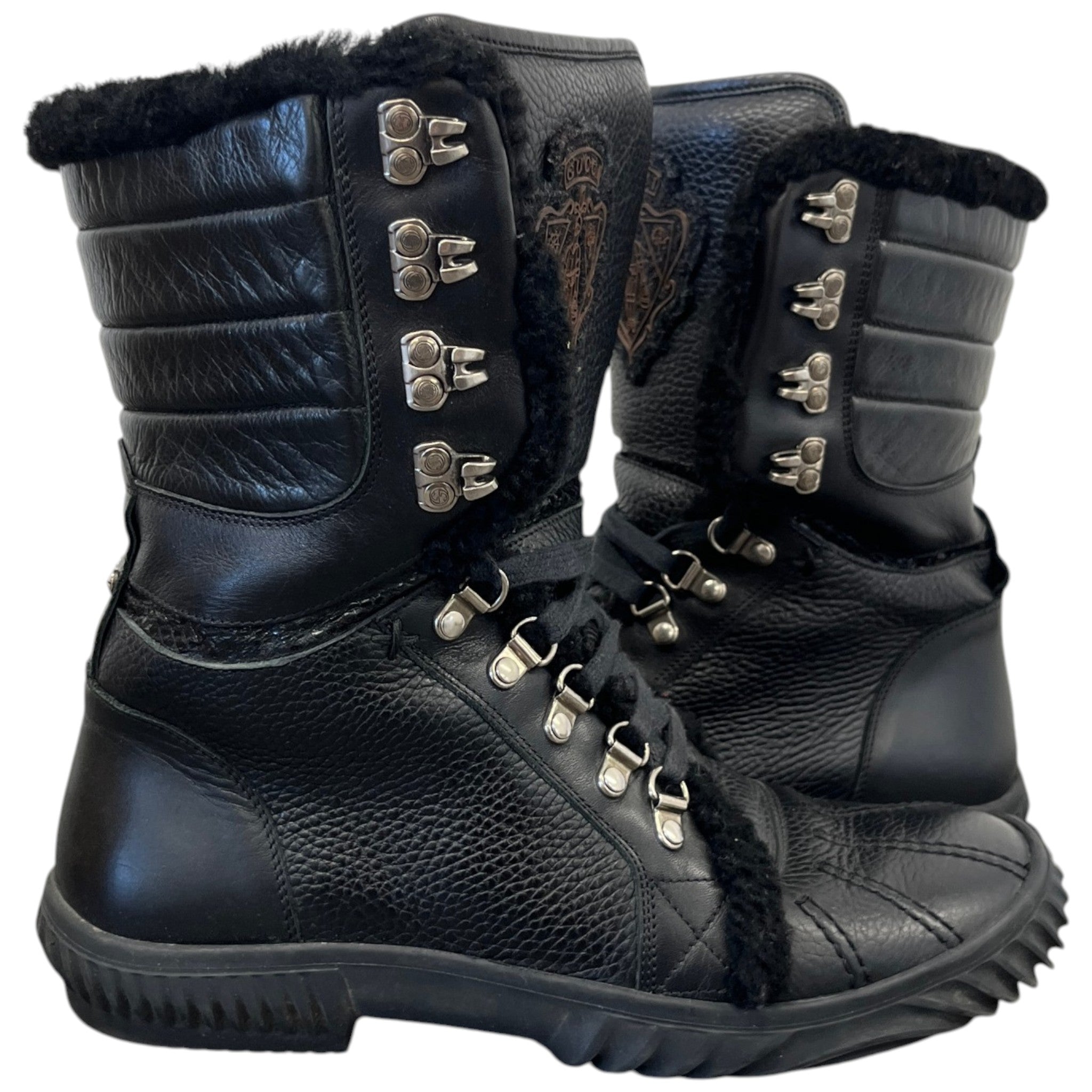 Men's 40 Below Fur Trimmed Boots Black Size EU 40.5 / UK 6.5