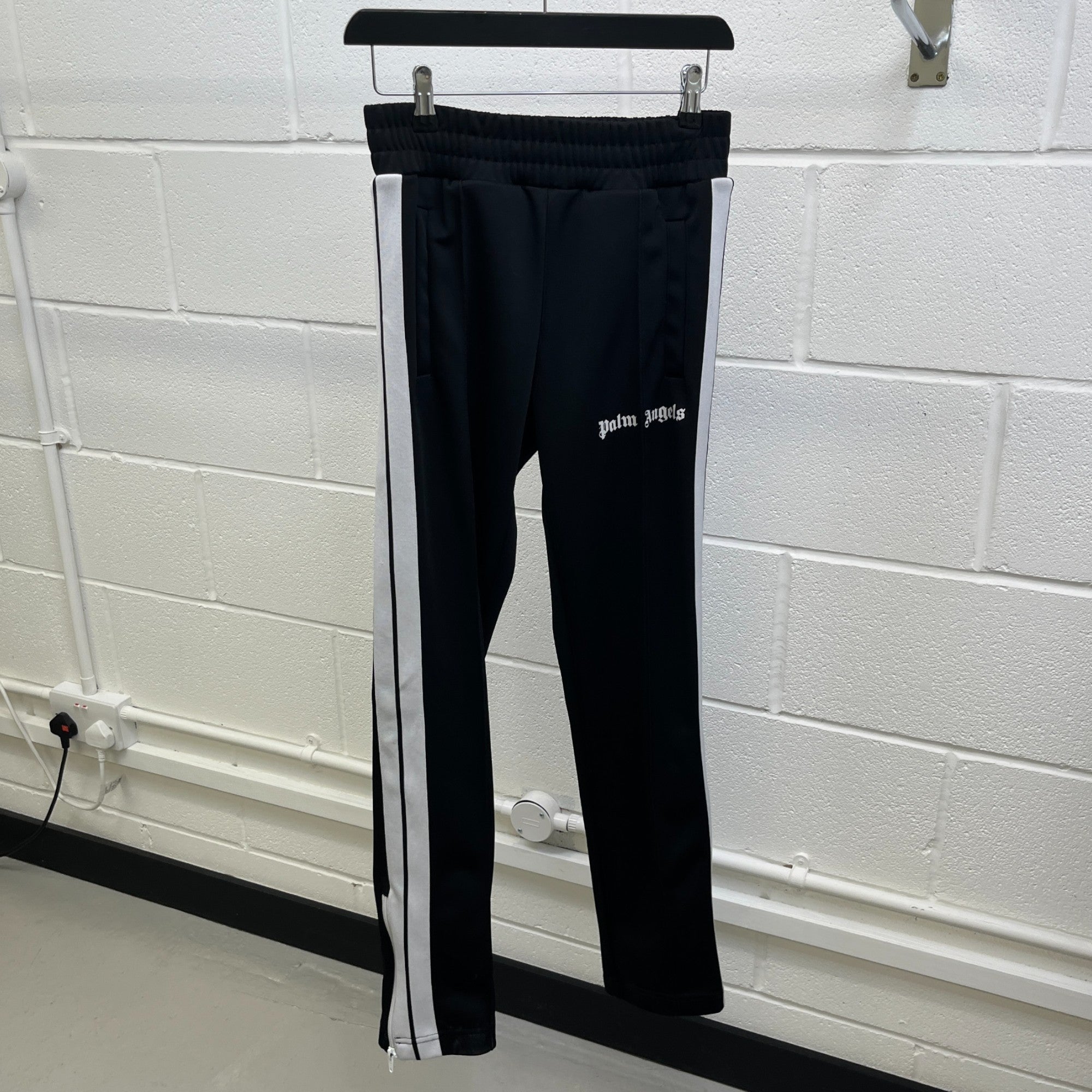 Men's Logo Track Joggers Black Size XS