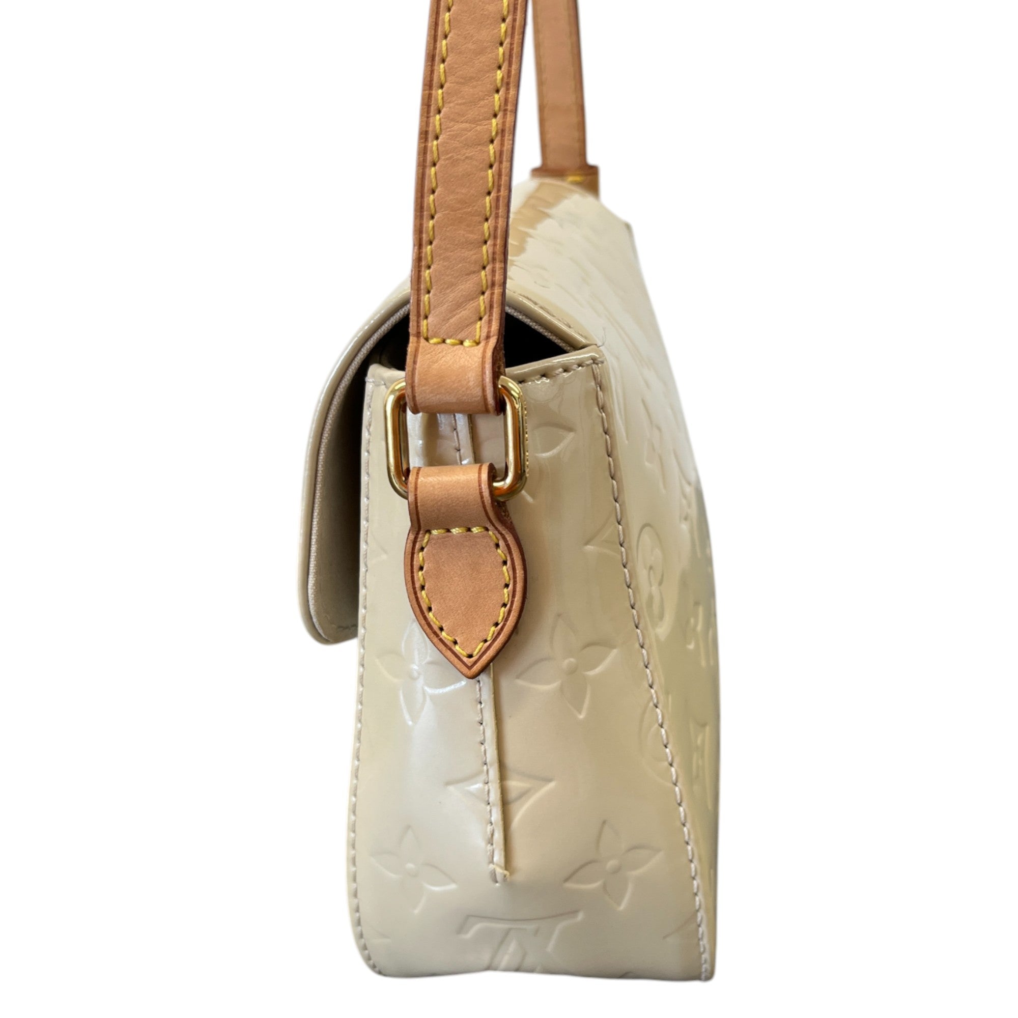 Women's Monogram Vernis Bellflower Gm Bag Cream