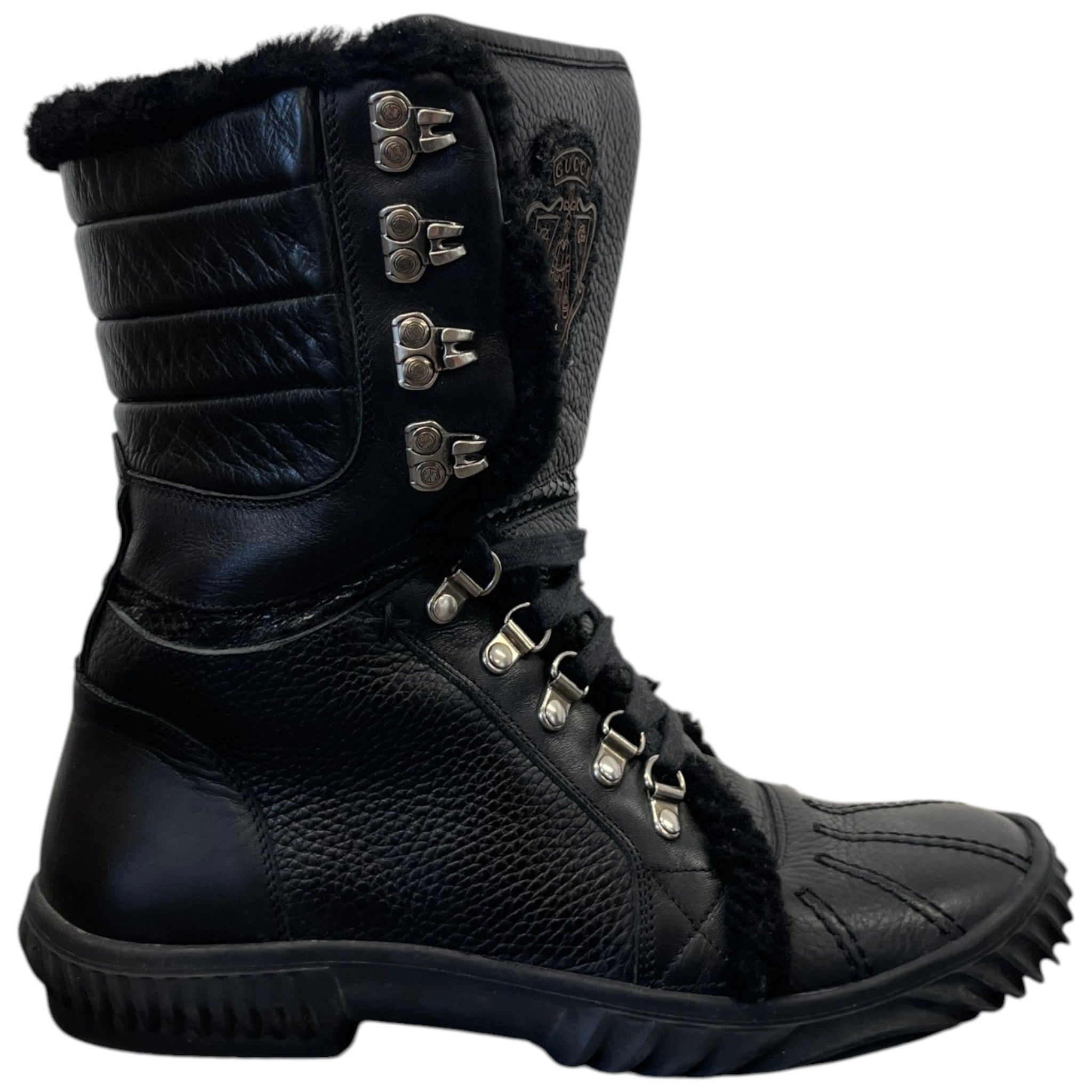 Men's 40 Below Fur Trimmed Boots Black Size EU 40.5 / UK 6.5