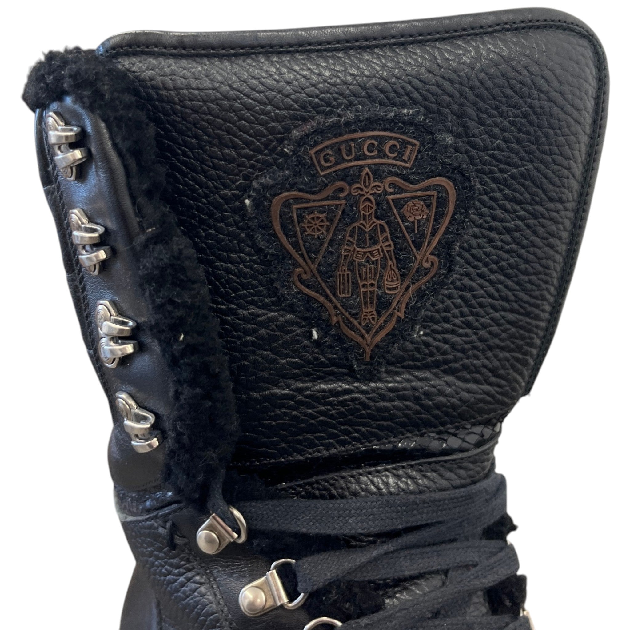 Men's 40 Below Fur Trimmed Boots Black Size EU 40.5 / UK 6.5