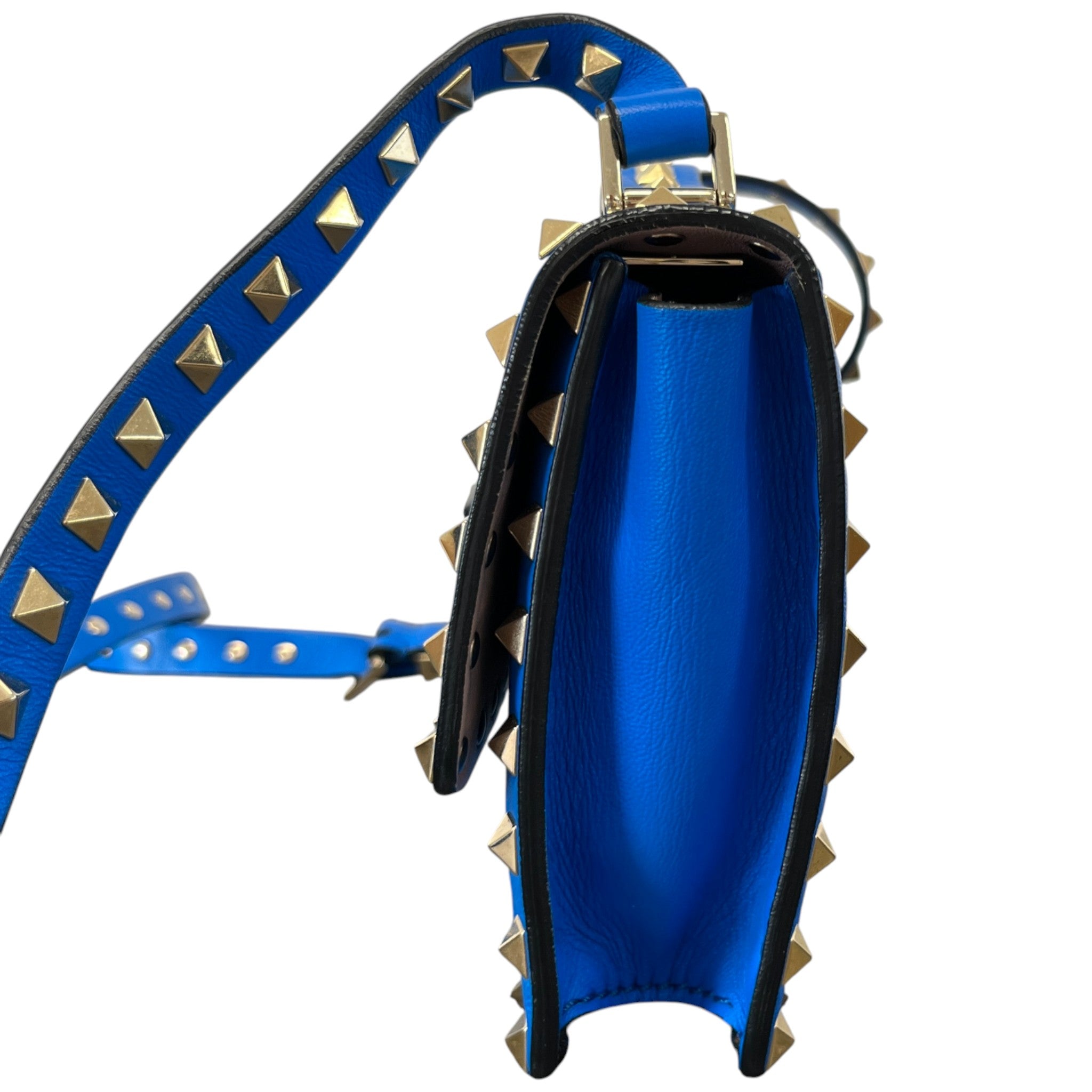Women's Rockstud Flap Bag Blue