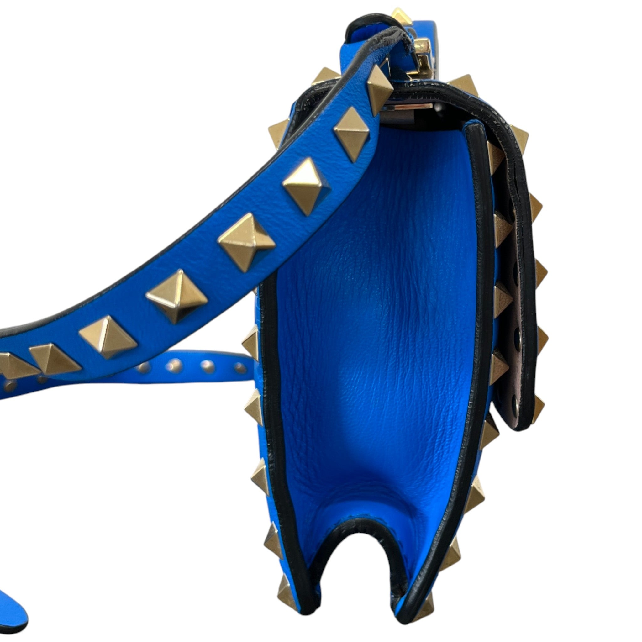 Women's Rockstud Flap Bag Blue