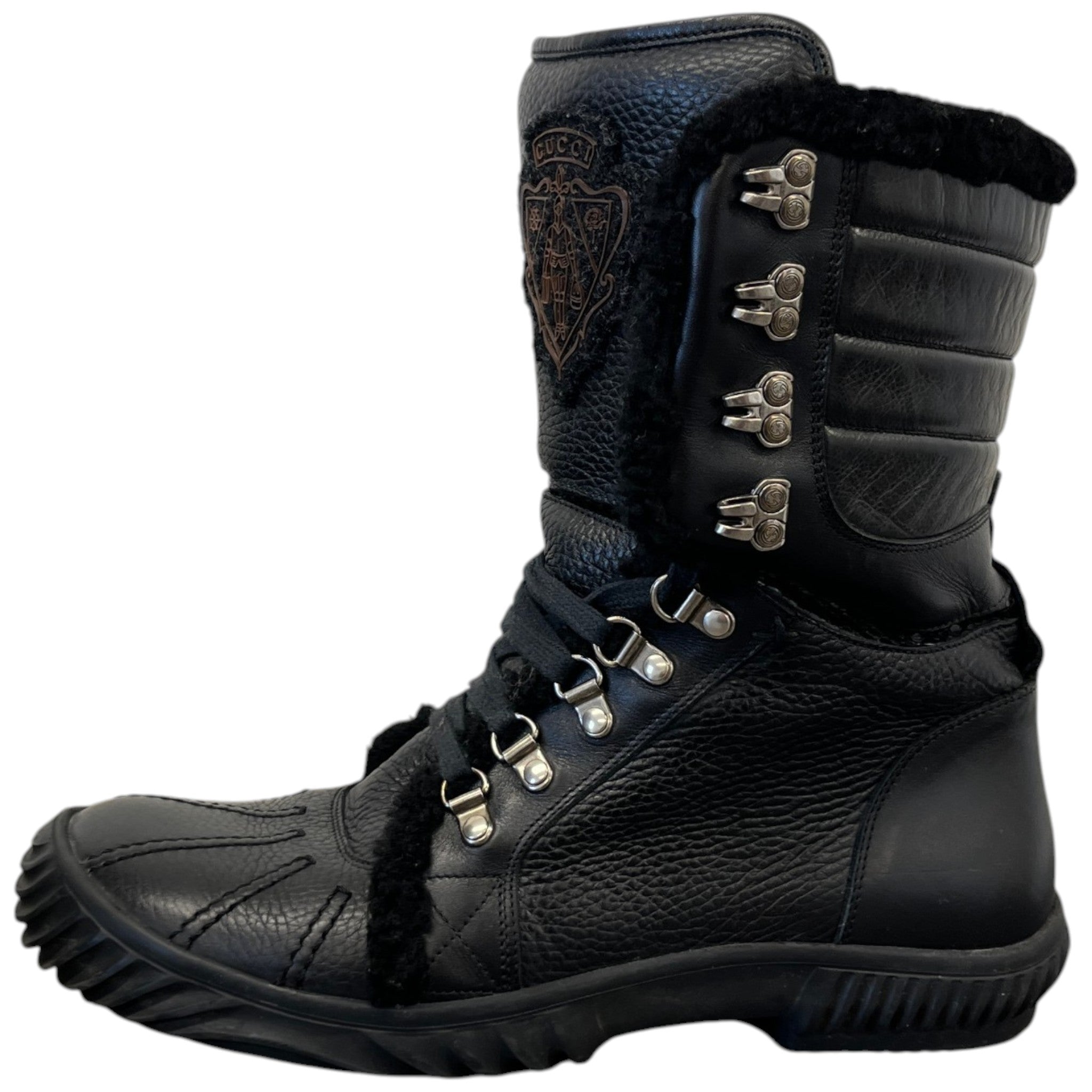 Men's 40 Below Fur Trimmed Boots Black Size EU 40.5 / UK 6.5