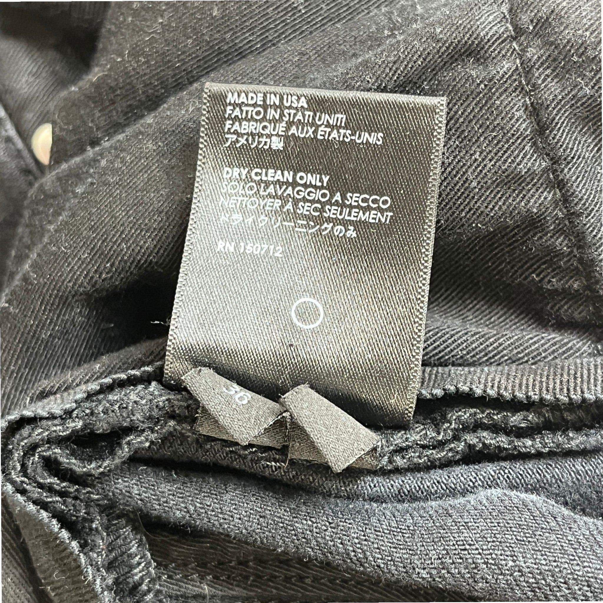 Men's Mx2 Jeans Black Size Waist 36"