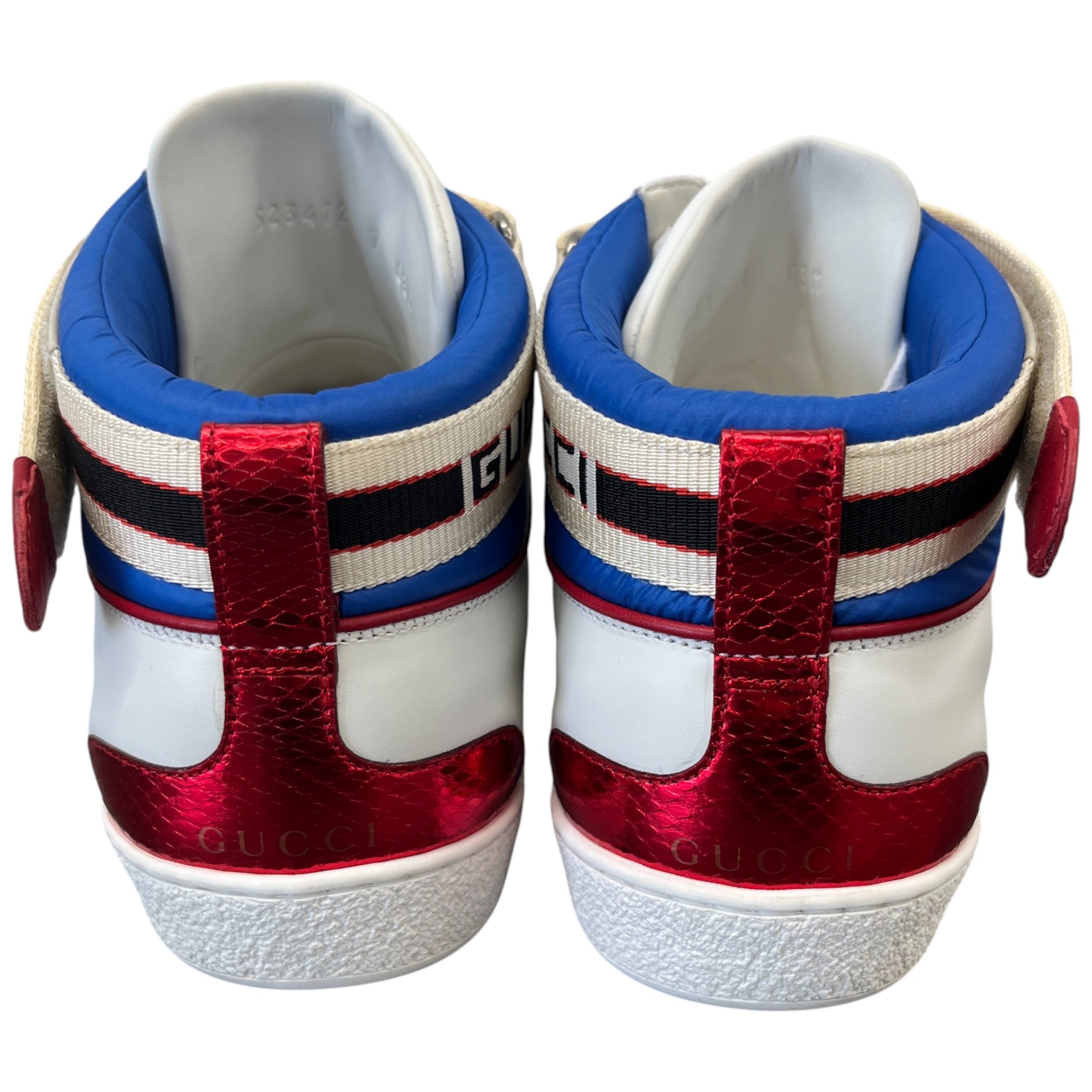 Men's Ace Stripe High Trainers White Size EU 41 / UK 7