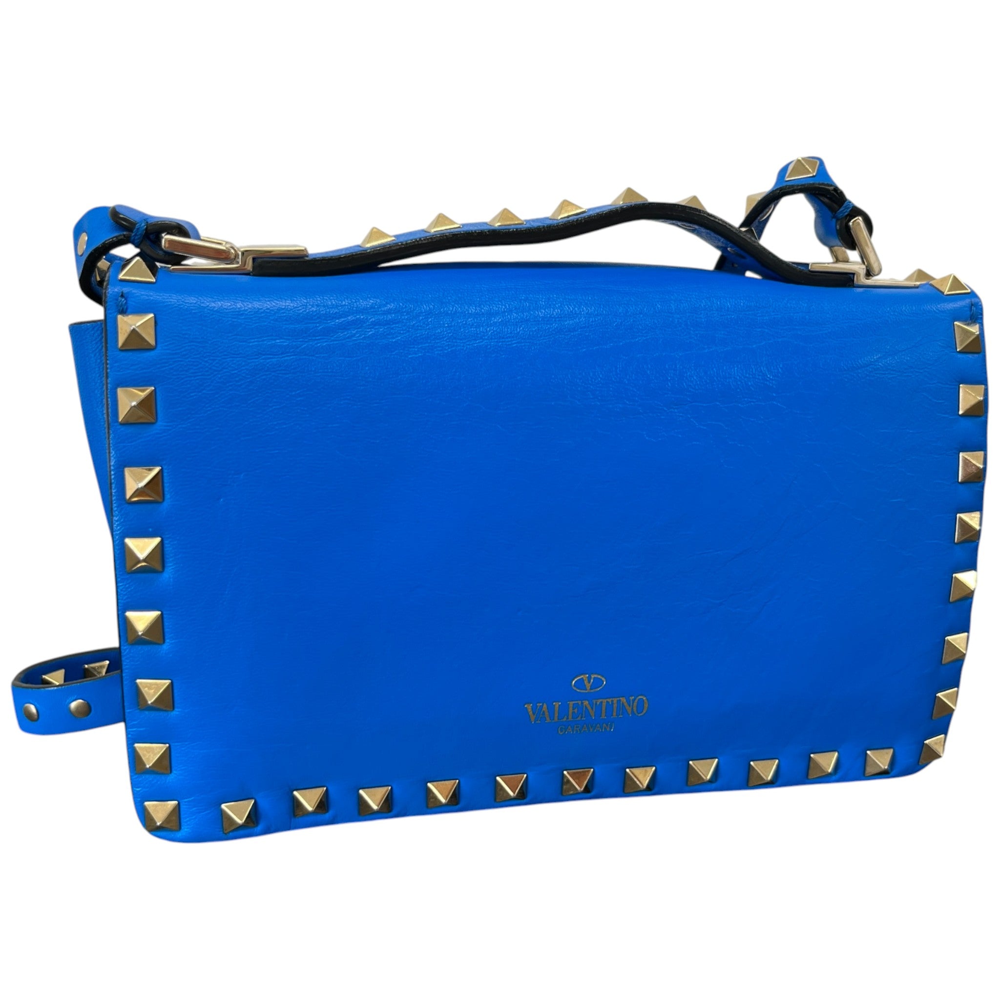 Women's Rockstud Flap Bag Blue