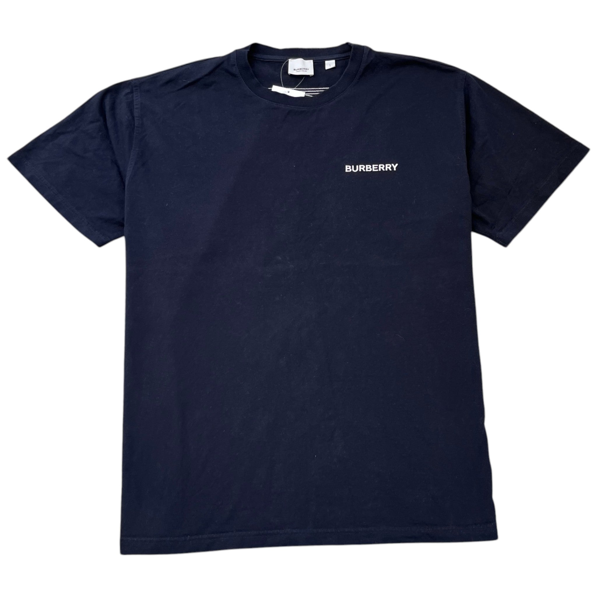 Men's Embroidered Logo T-Shirt Navy Size L