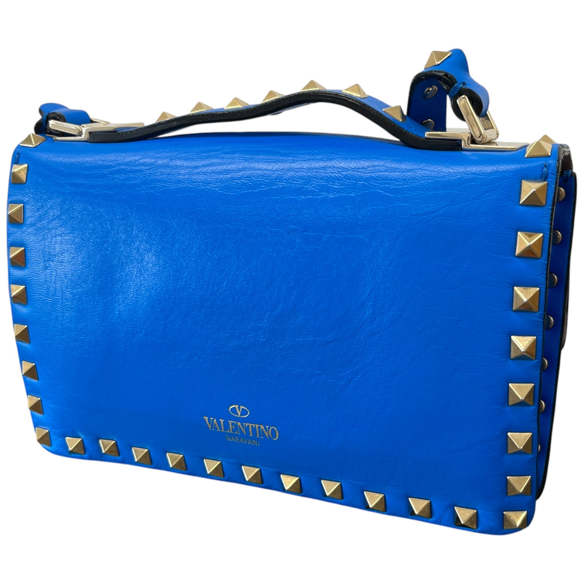 Women's Rockstud Flap Bag Blue