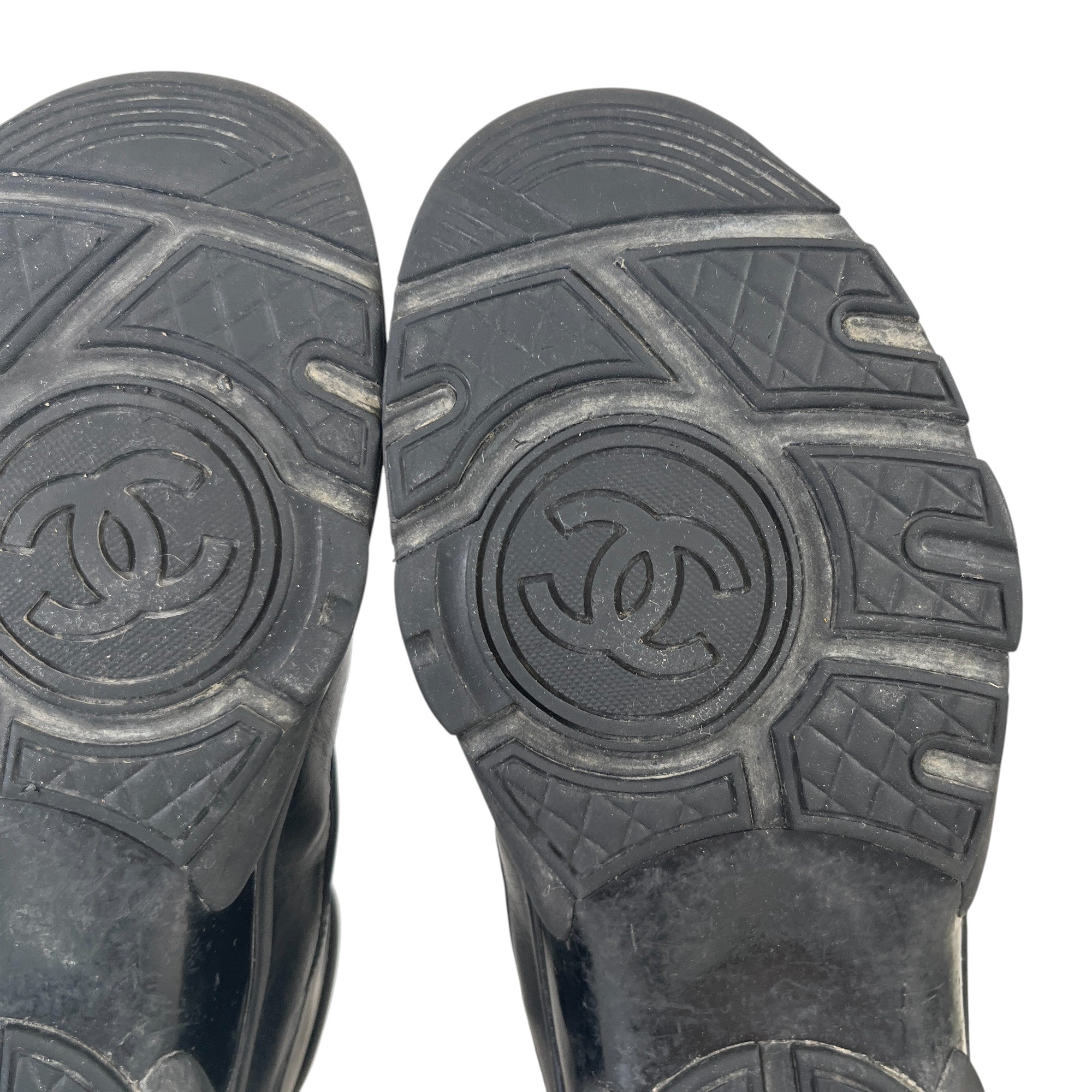 Men's Cc Logo Runner High Trainers Black Size EU 40 / UK 6