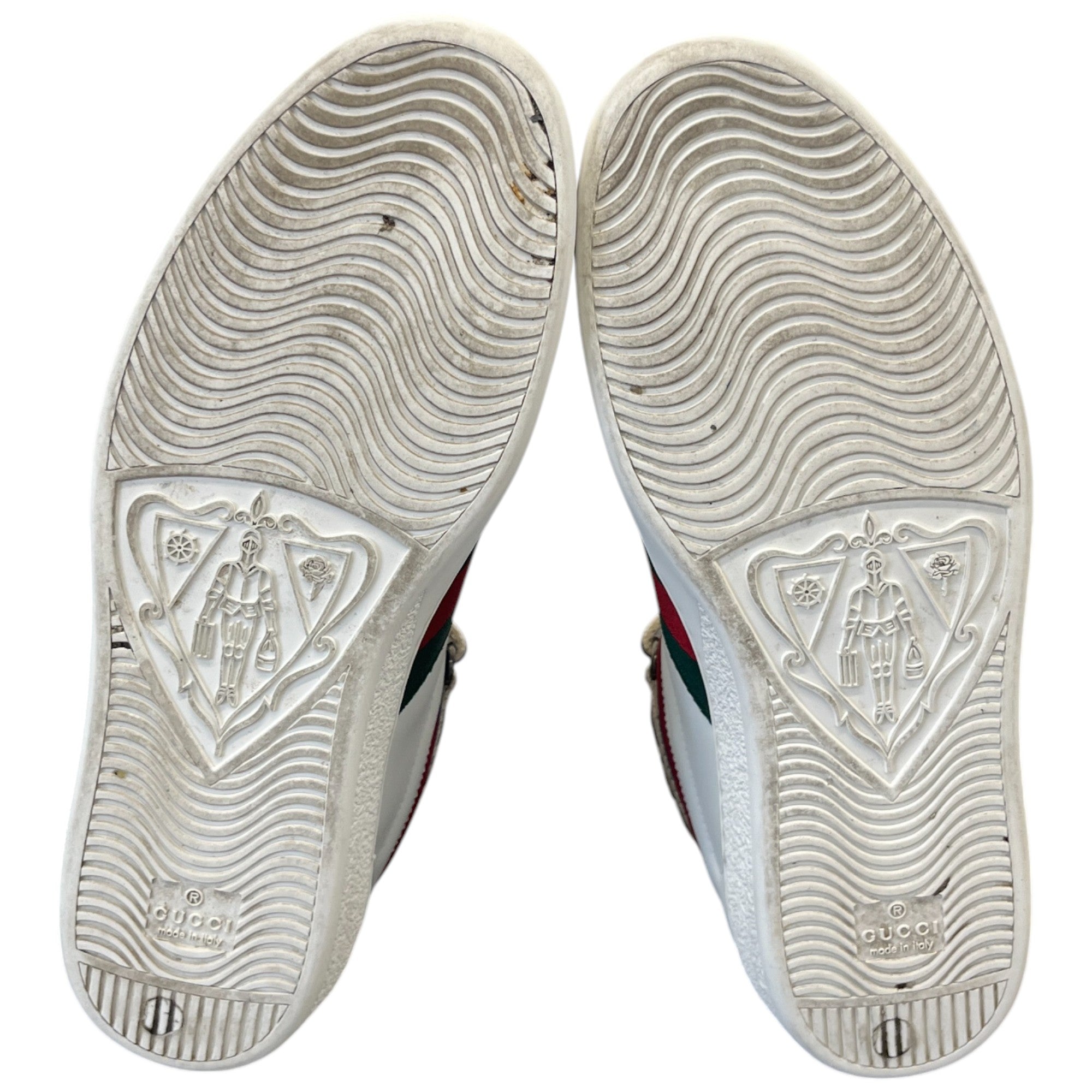 Men's Ace Stripe High Trainers White Size EU 41 / UK 7