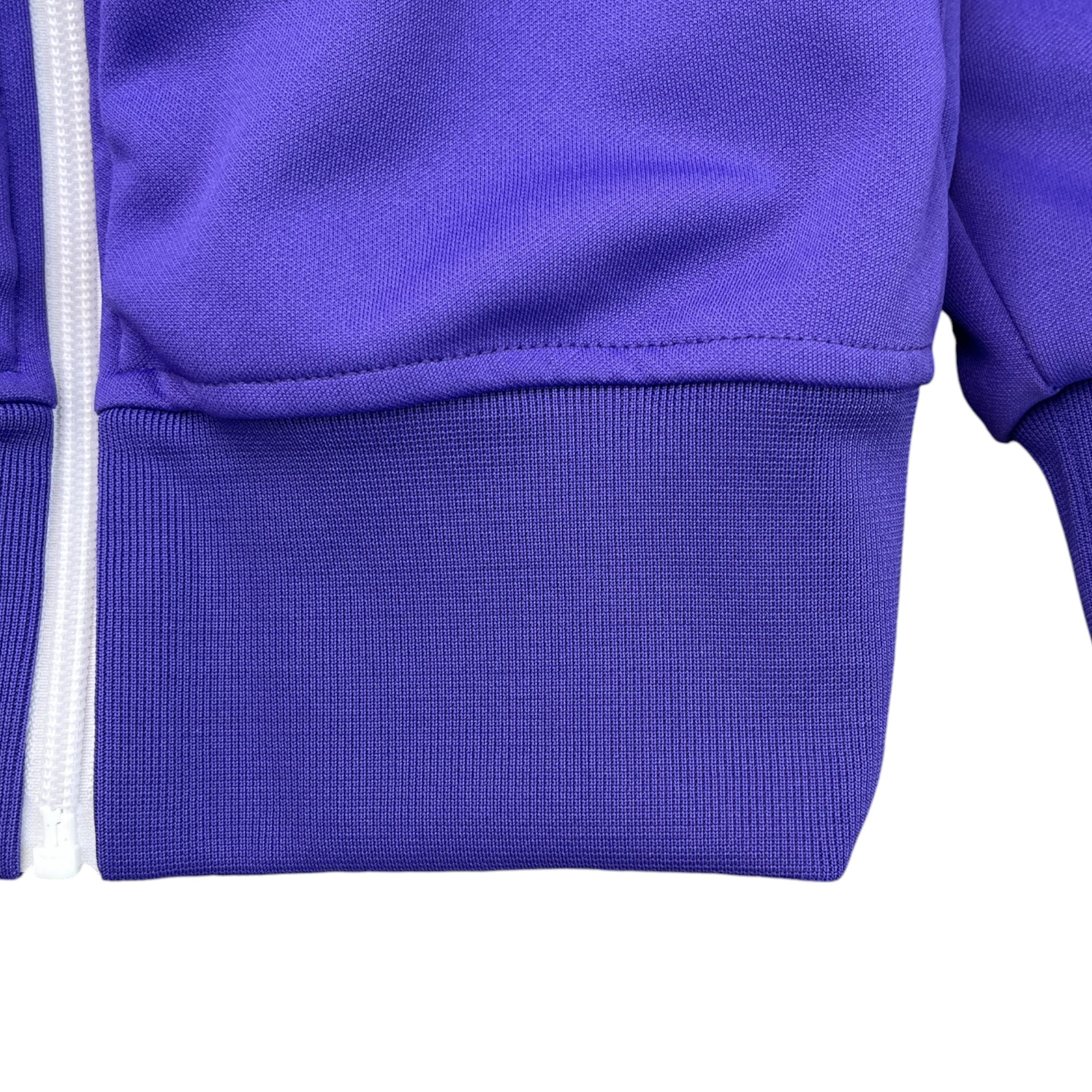 Men's Printed Logo Track Jacket Purple Size S