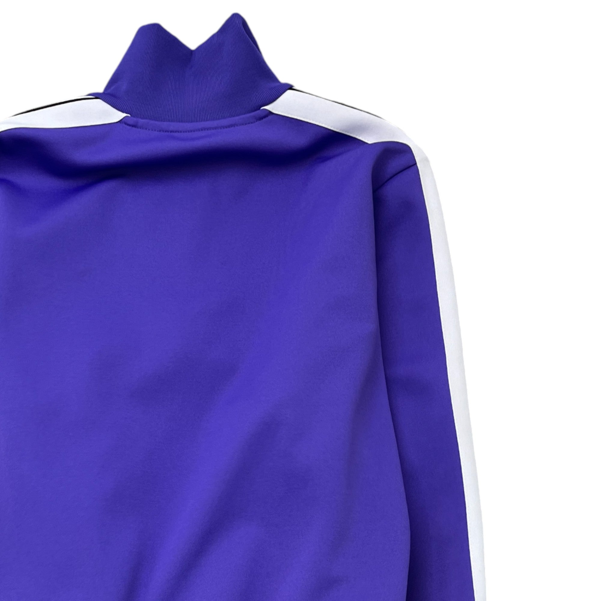 Men's Printed Logo Track Jacket Purple Size S