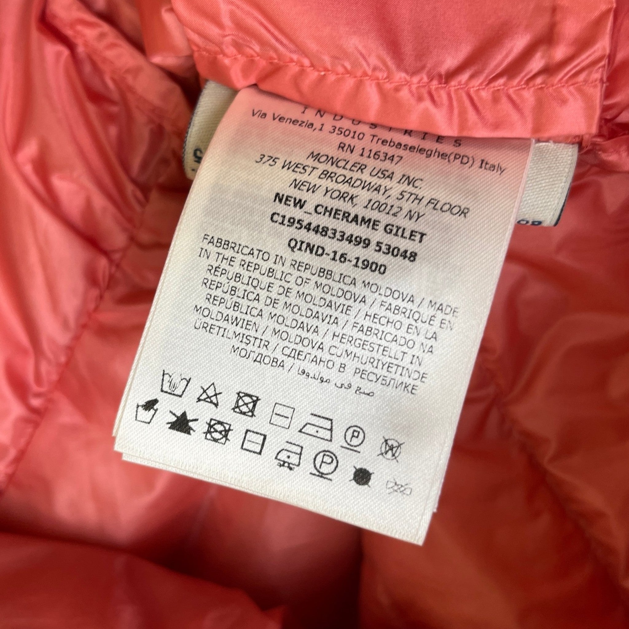 Women's Girls Age 8 New Cherame Gilet Pink Size XXS