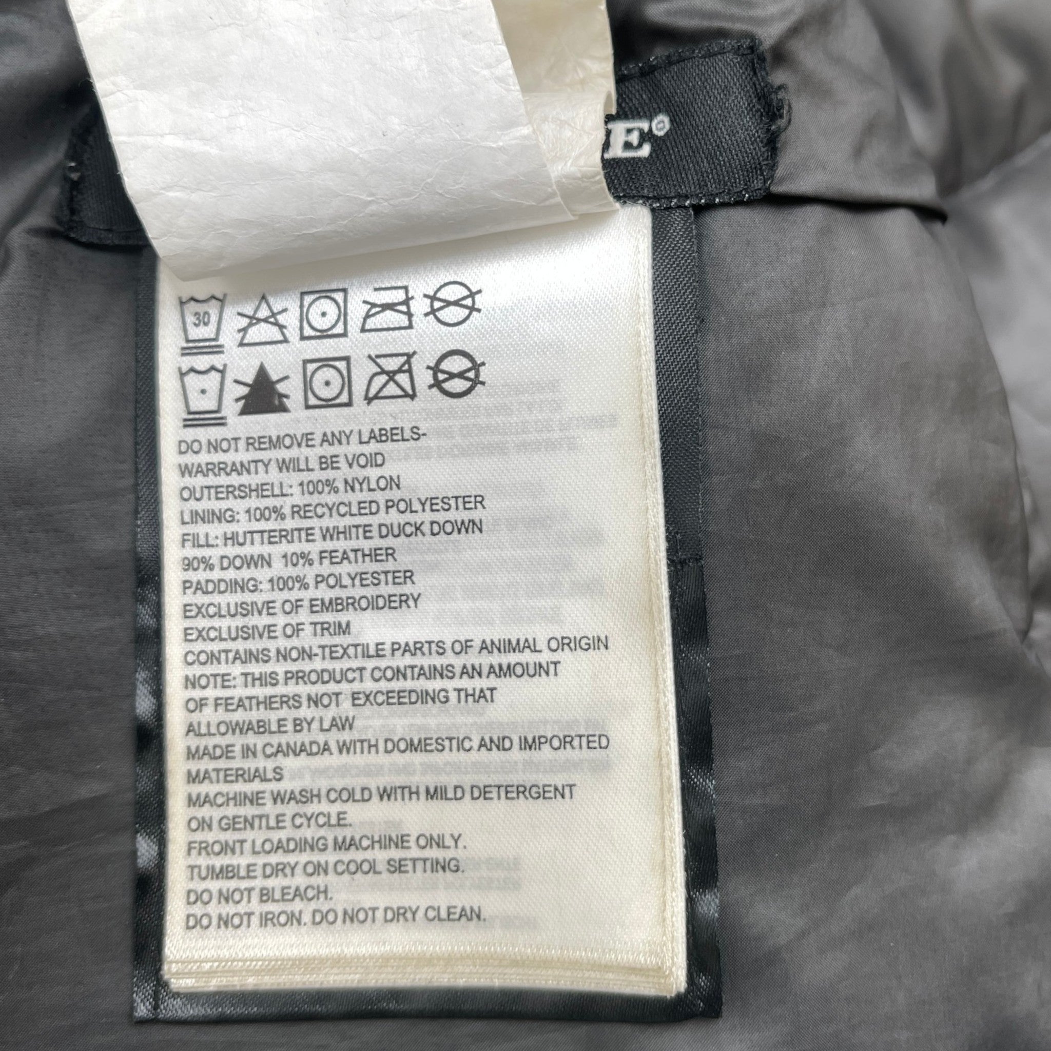 Men's Crofton Down Jacket Black Size M