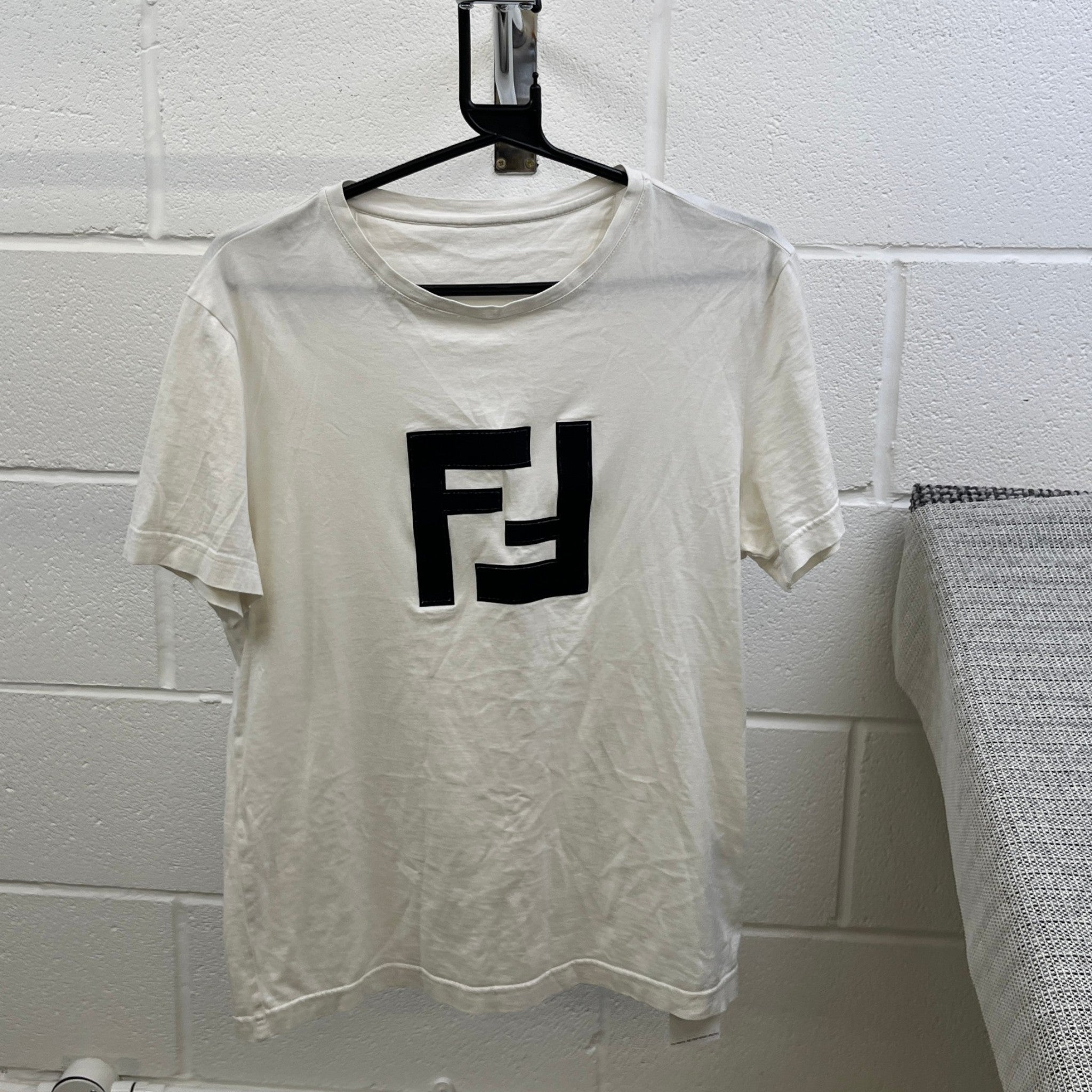 Men's Ff Logo T-Shirt White Size M