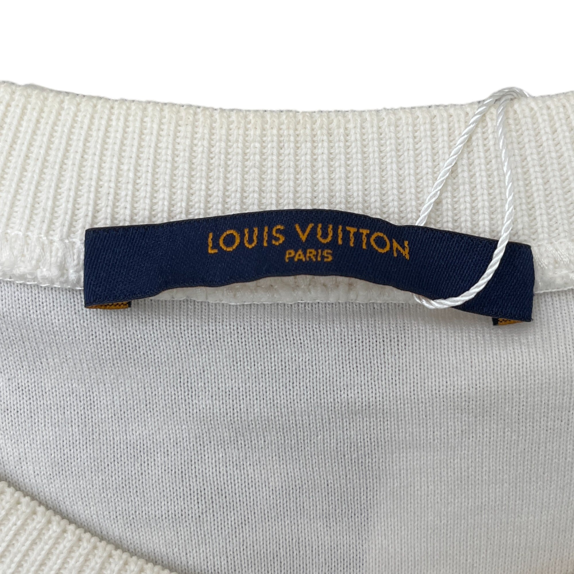 Men's Velor Astronaut Graphic T-Shirt White Size S