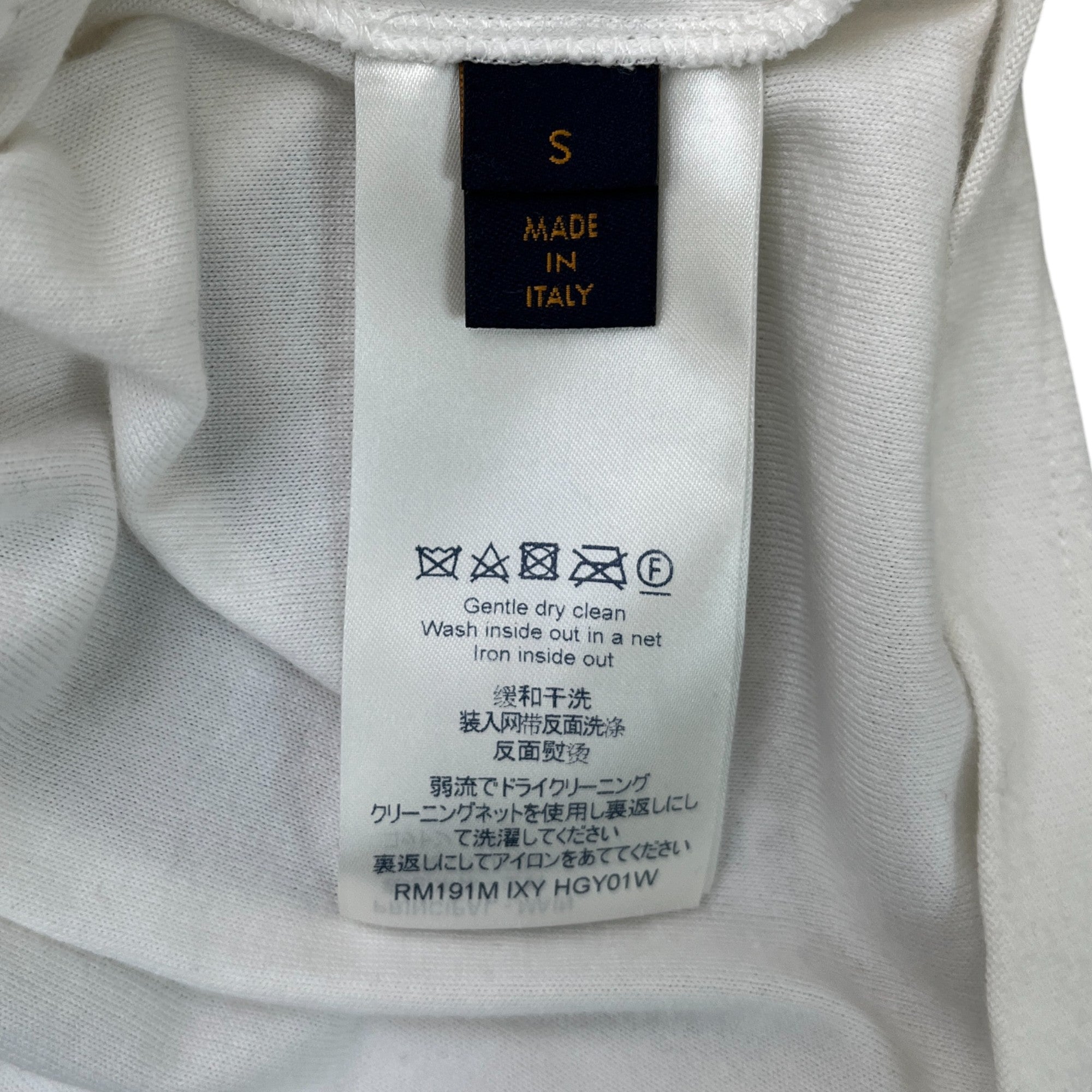 Men's Velor Astronaut Graphic T-Shirt White Size S